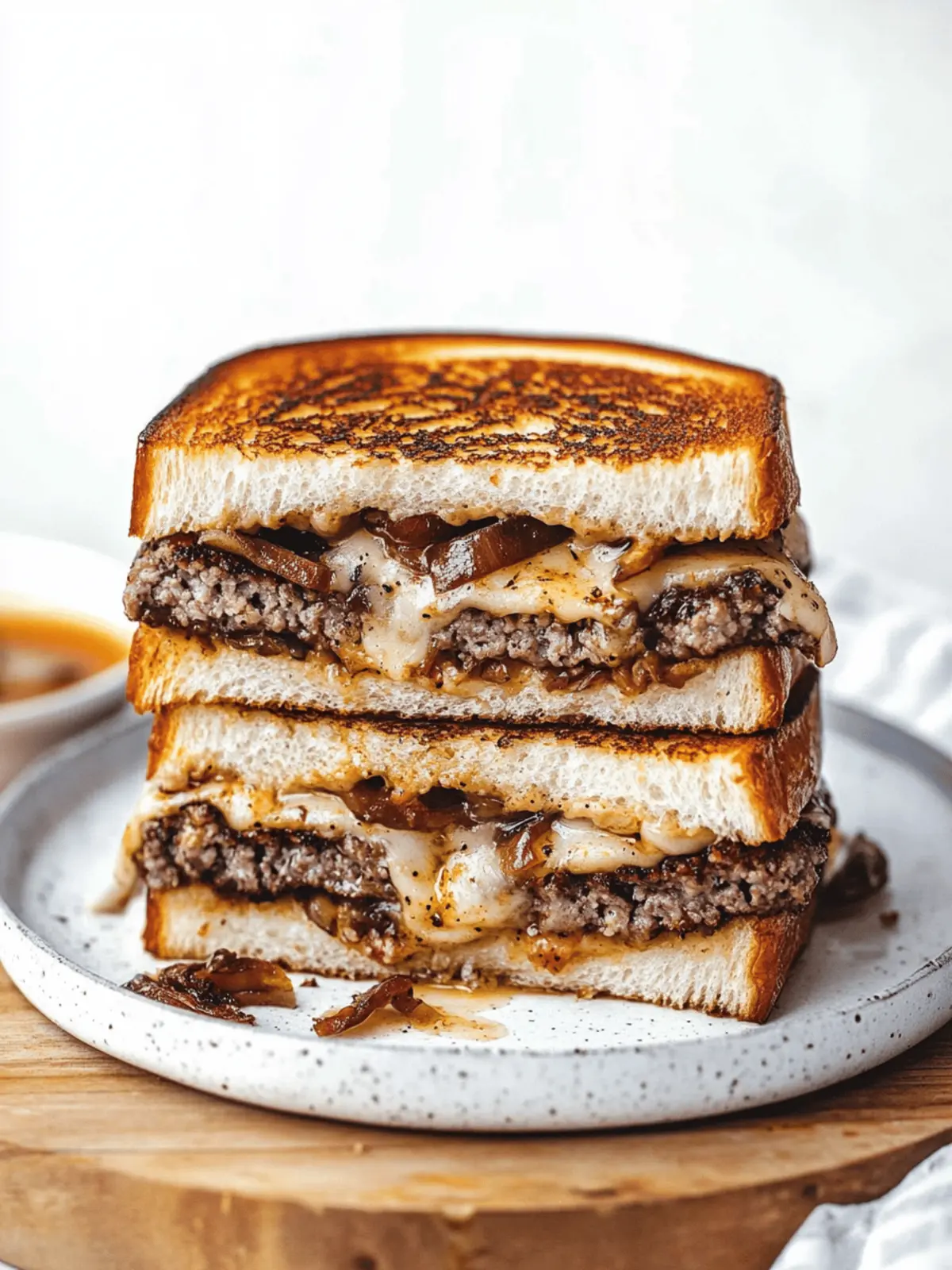 Ultimate Patty Melt: Juicy, Cheesy Bliss in 30 Minutes 3 Patty Melt