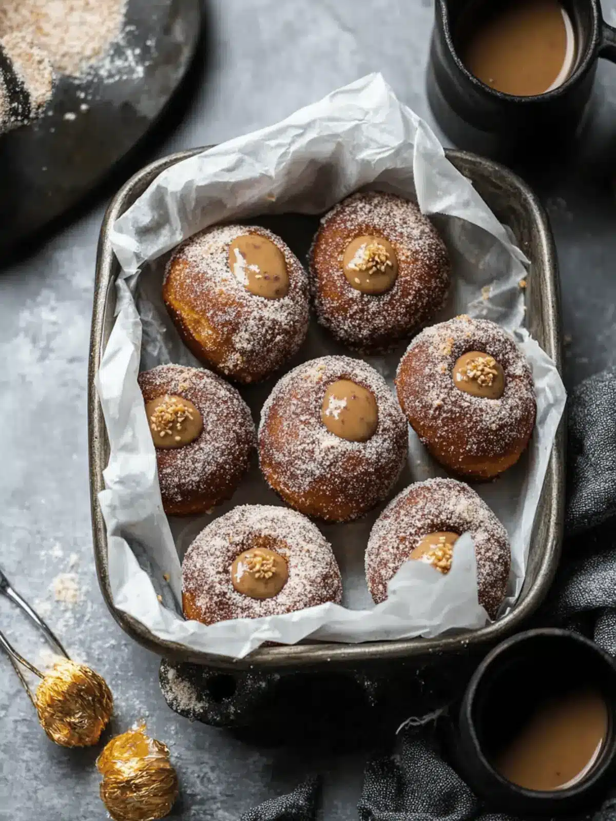 Irresistible Dirty Chai Cream Filled Doughnuts Recipe Delight 2 Dirty Chai Cream Filled Doughnuts
