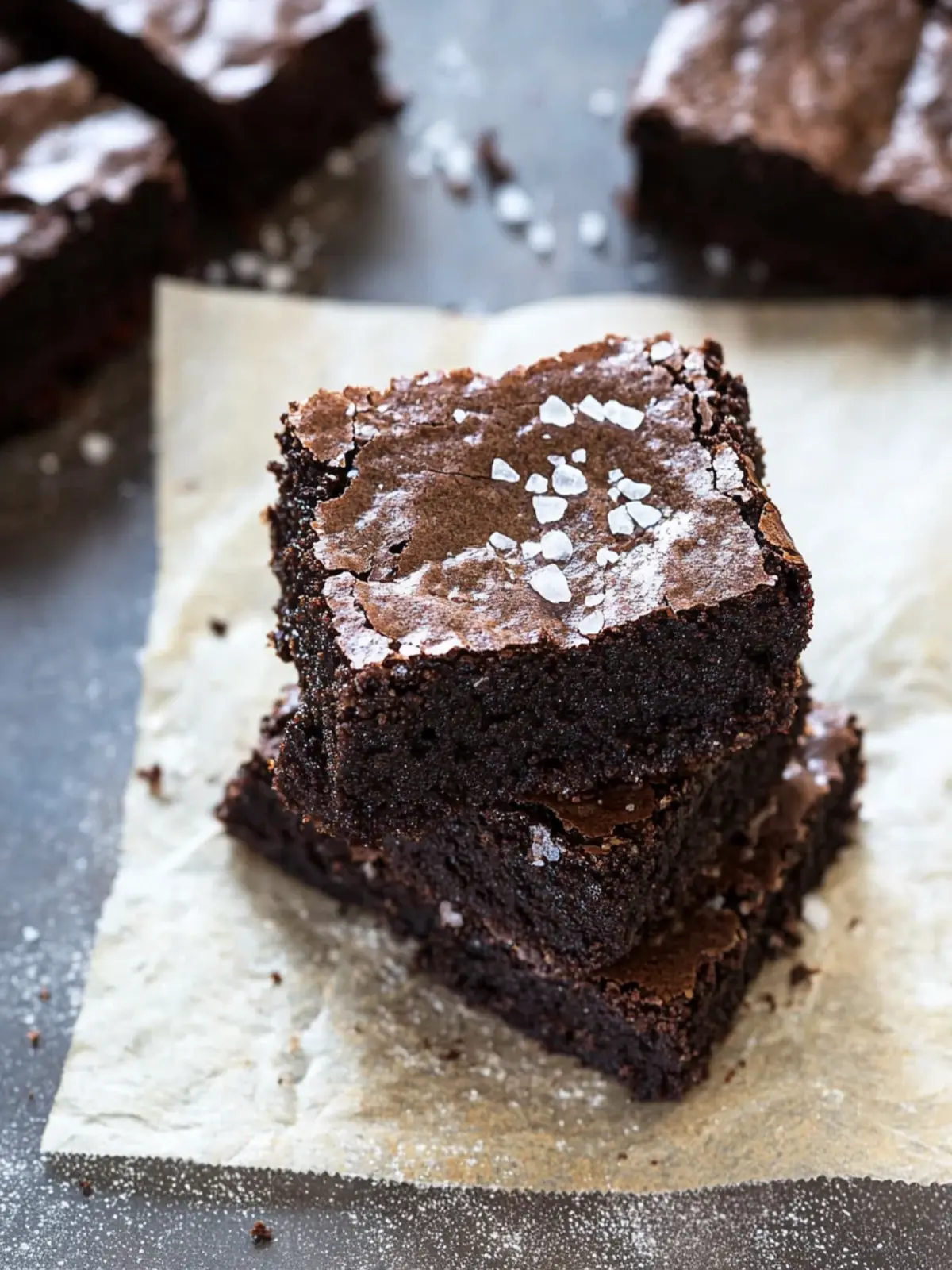 Fudgy Sea Salt Brownies That Melt in Your Mouth Every Time 2 Fudgy Sea Salt Brownies