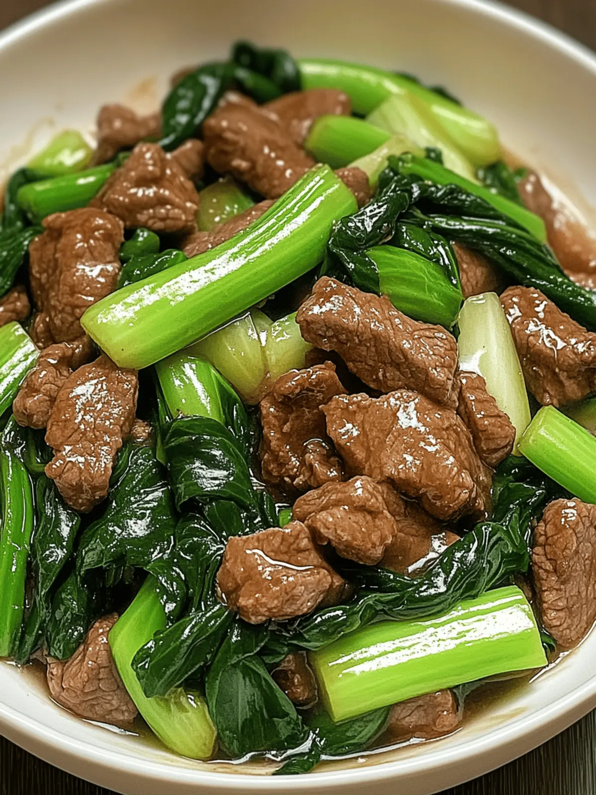 Savor the Quick Bok Choy Stir-Fried Beef in 20 Minutes 3 Bok Choy Stir-Fried Beef