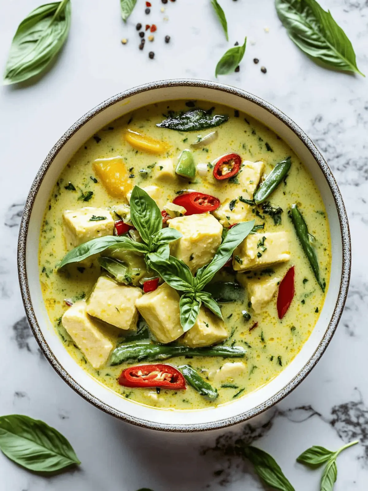Savory Vegetarian Thai Green Curry Ready in 30 Minutes 4 Vegetarian Thai Green Curry