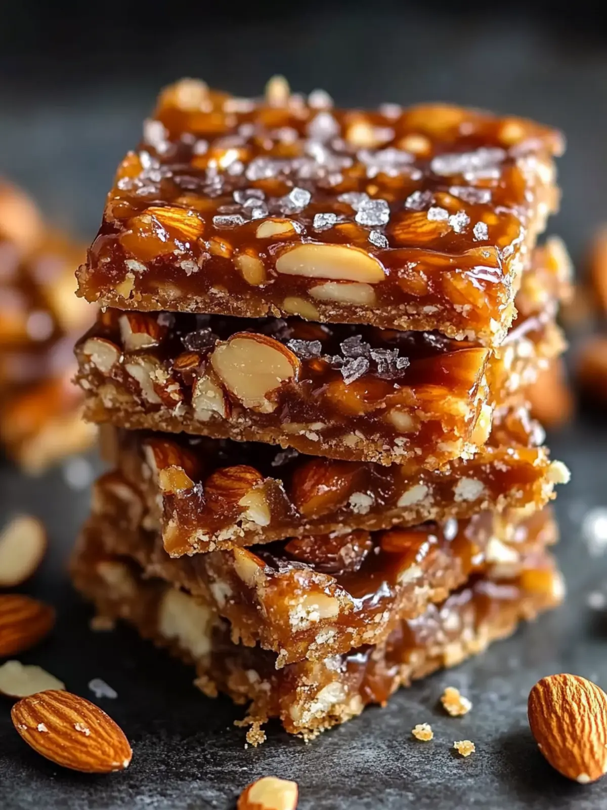 Decadent Salted Caramel Almond Bars for Sweet Moments 3 Salted Caramel Almond Bars
