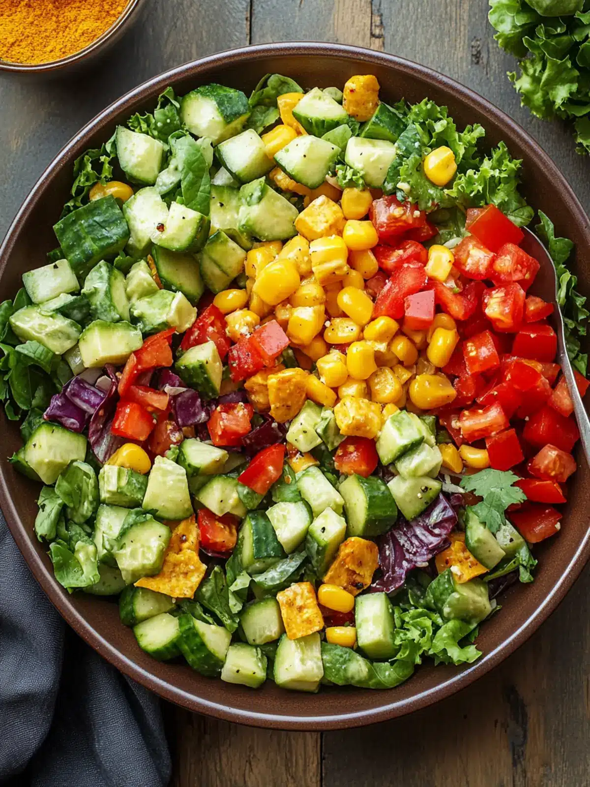 Fresh and Flavorful Mexican Chopped Salad to Brighten Your Day 2 Mexican Chopped Salad