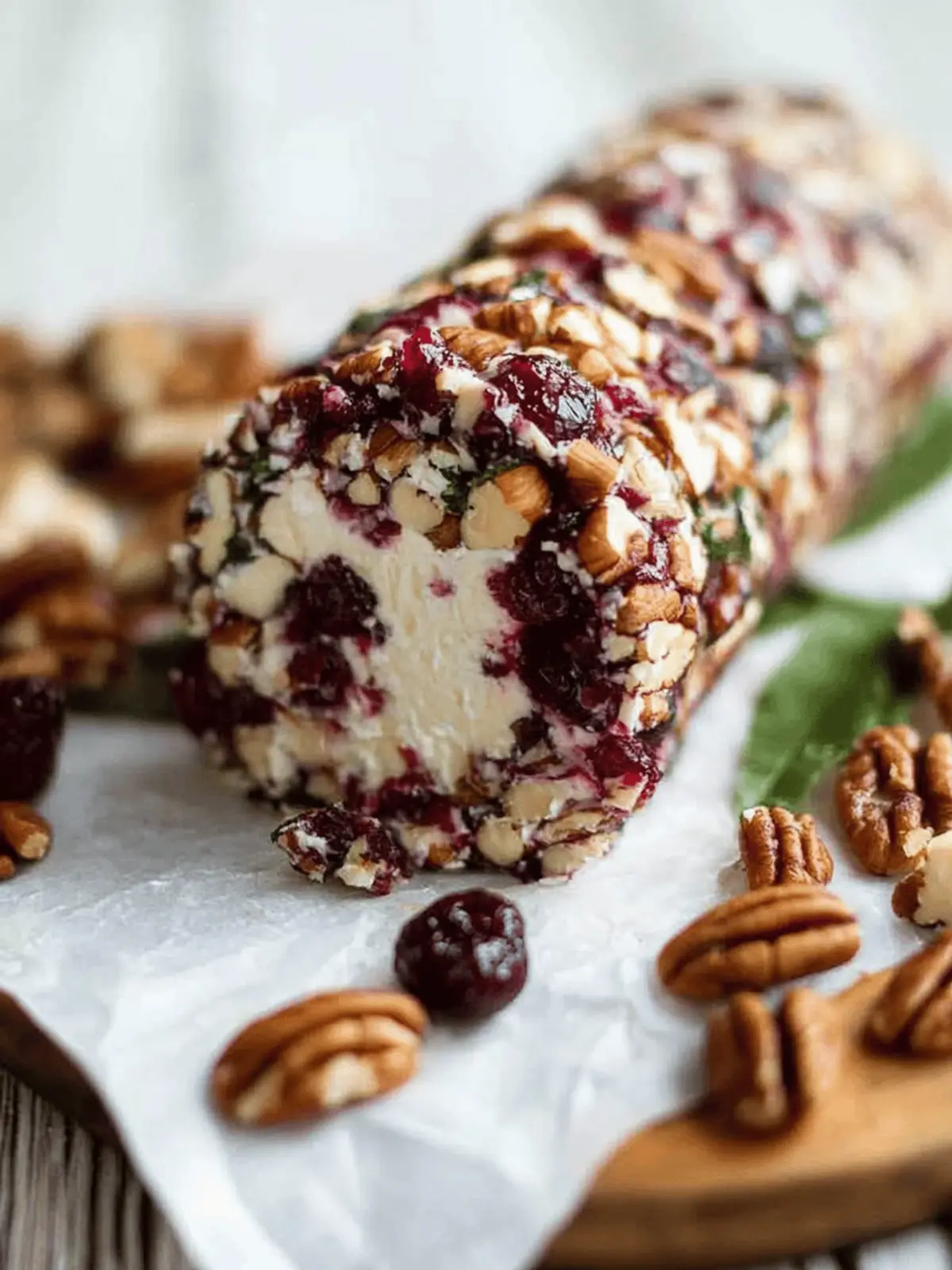 Cranberry Pecan Cheese Log: The Ultimate Party Appetizer 4 Cranberry Pecan Cheese Log
