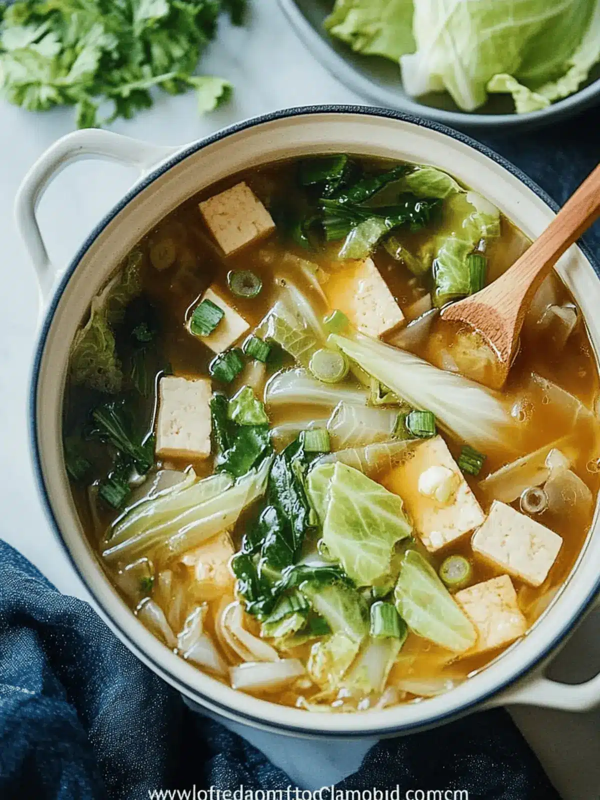 Napa Cabbage Tofu Soup: A Cozy Comfort in Every Sip 4 Napa Cabbage Tofu Soup (