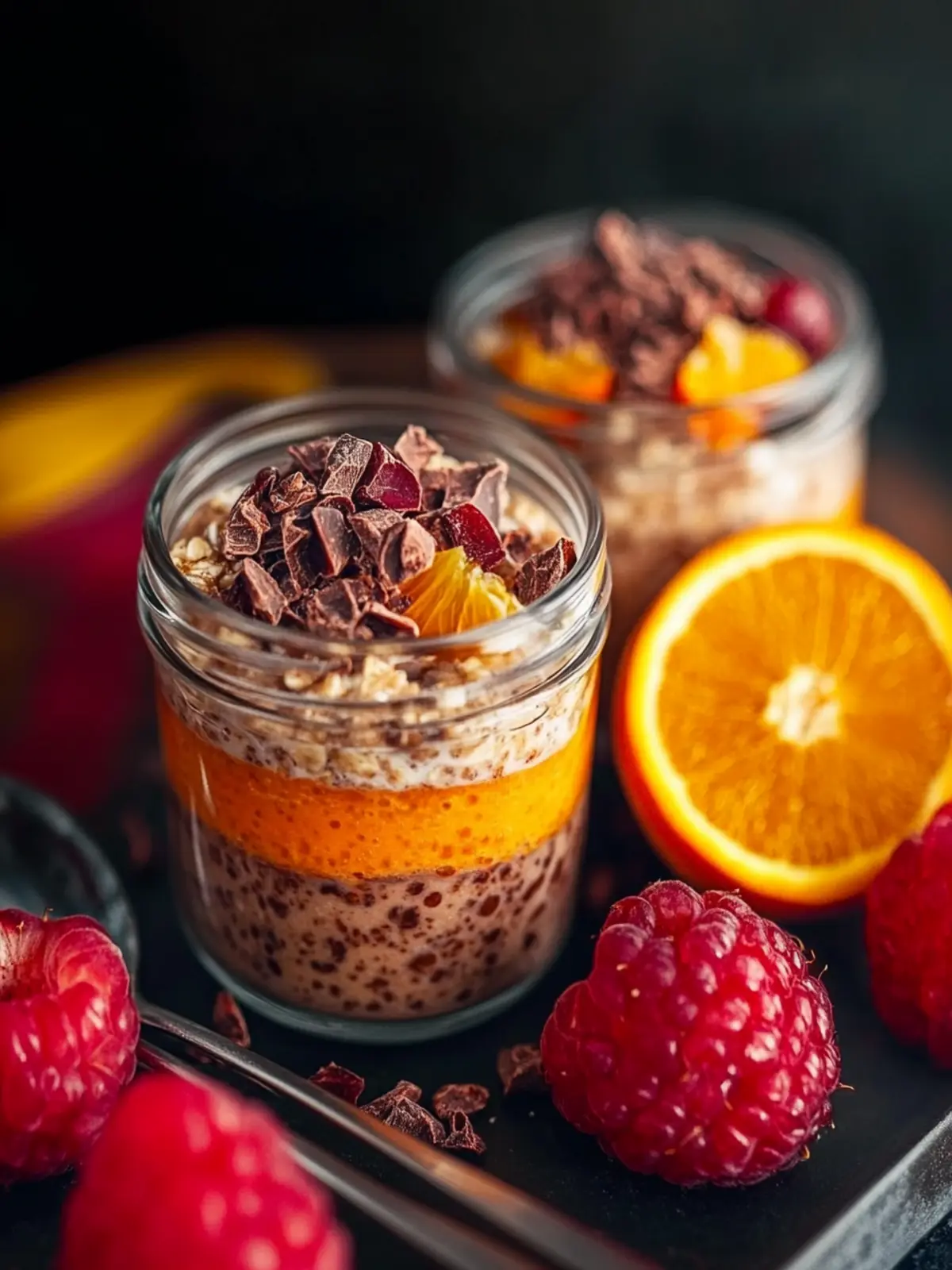 Indulge in Chocolate Orange Overnight Oats Bliss 2 Chocolate orange overnight oats