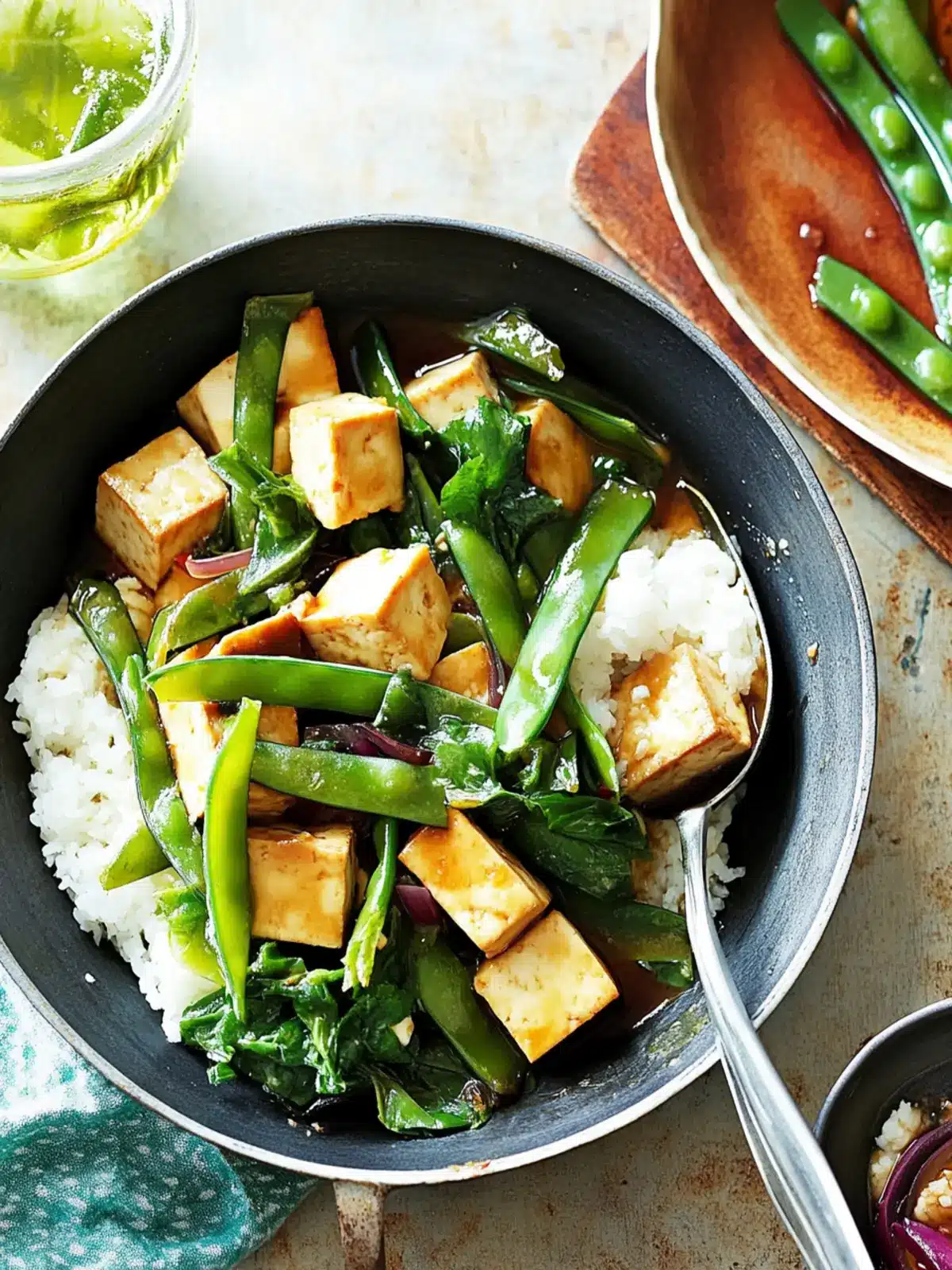Savory Tofu and Sugar Snap Pea Stir-Fry for Busy Nights 4 Tofu and sugar snap pea stir-fry