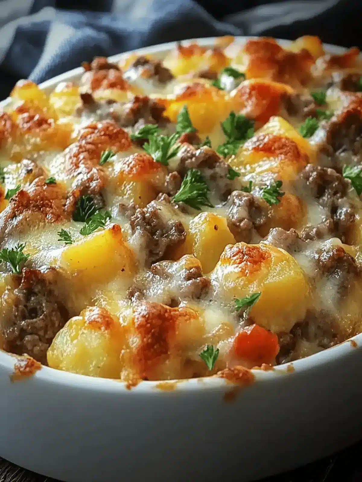 Crockpot Cheesesteak Potato Casserole: Comfort Food Made Easy 4 Crockpot Cheesesteak Potato Casserole