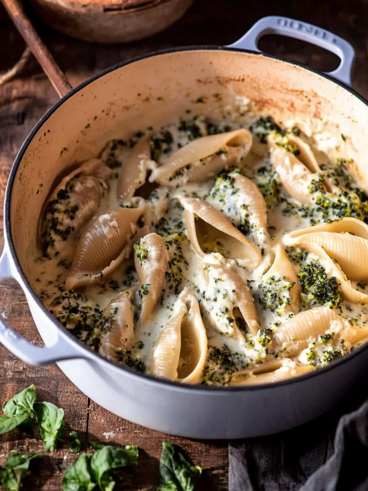 One Pot Spinach Broccoli Ricotta Stuffed Shells Bliss 2 One Pot Spinach Broccoli Ricotta Stuffed Shells