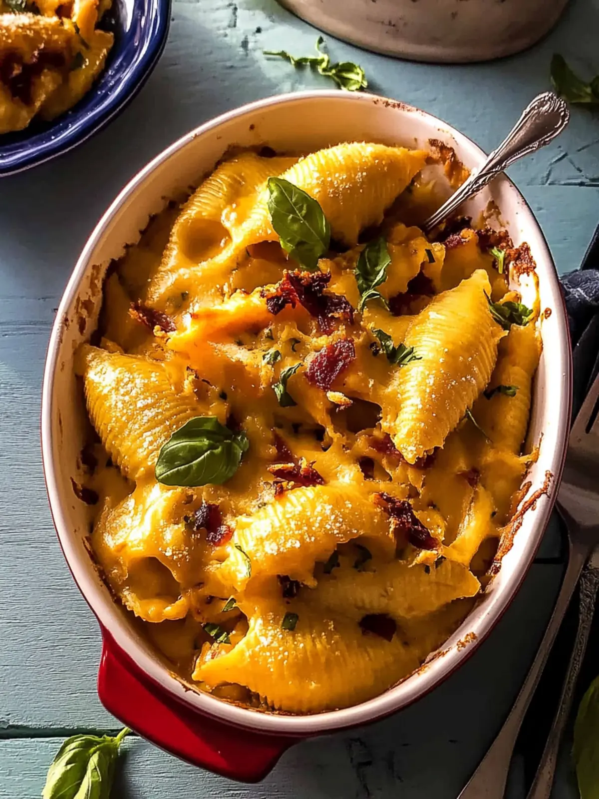 Mix and Bake Pumpkin Gouda Shells for Cozy Comfort Food 2 Mix and Bake Pumpkin Gouda Shells