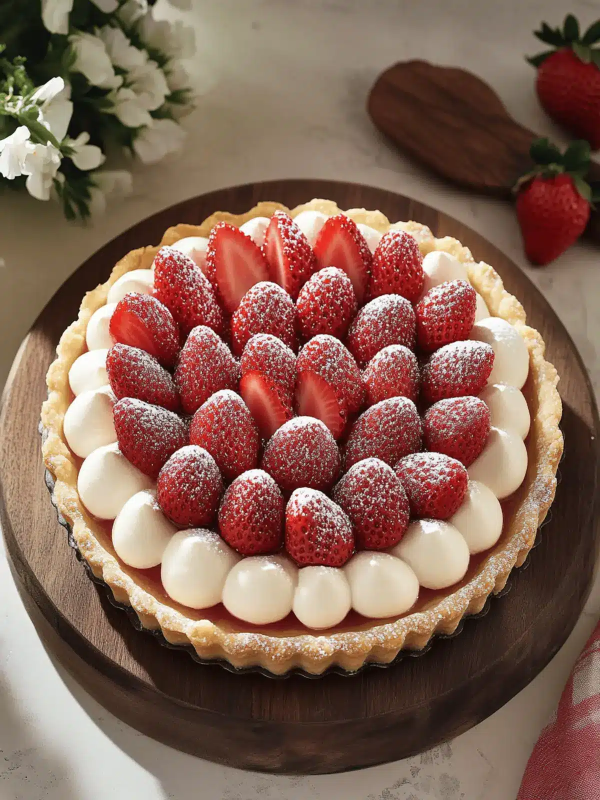 Irresistible Strawberry Custard Tart You'll Want Every Summer 2 Strawberry Custard Tart