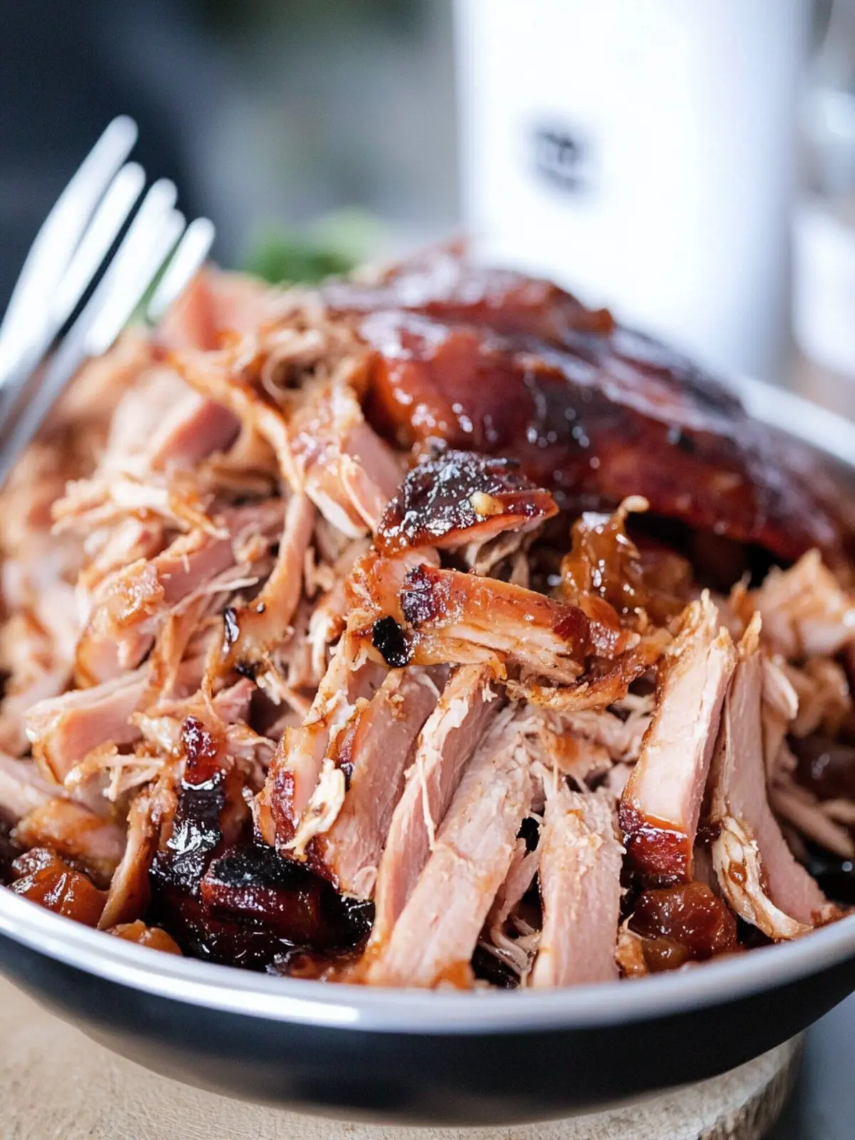 Delicious Smoked Pulled Ham with Sweet Apricot Glaze Recipe 4 Smoked Pulled Ham with an Apricot Glaze