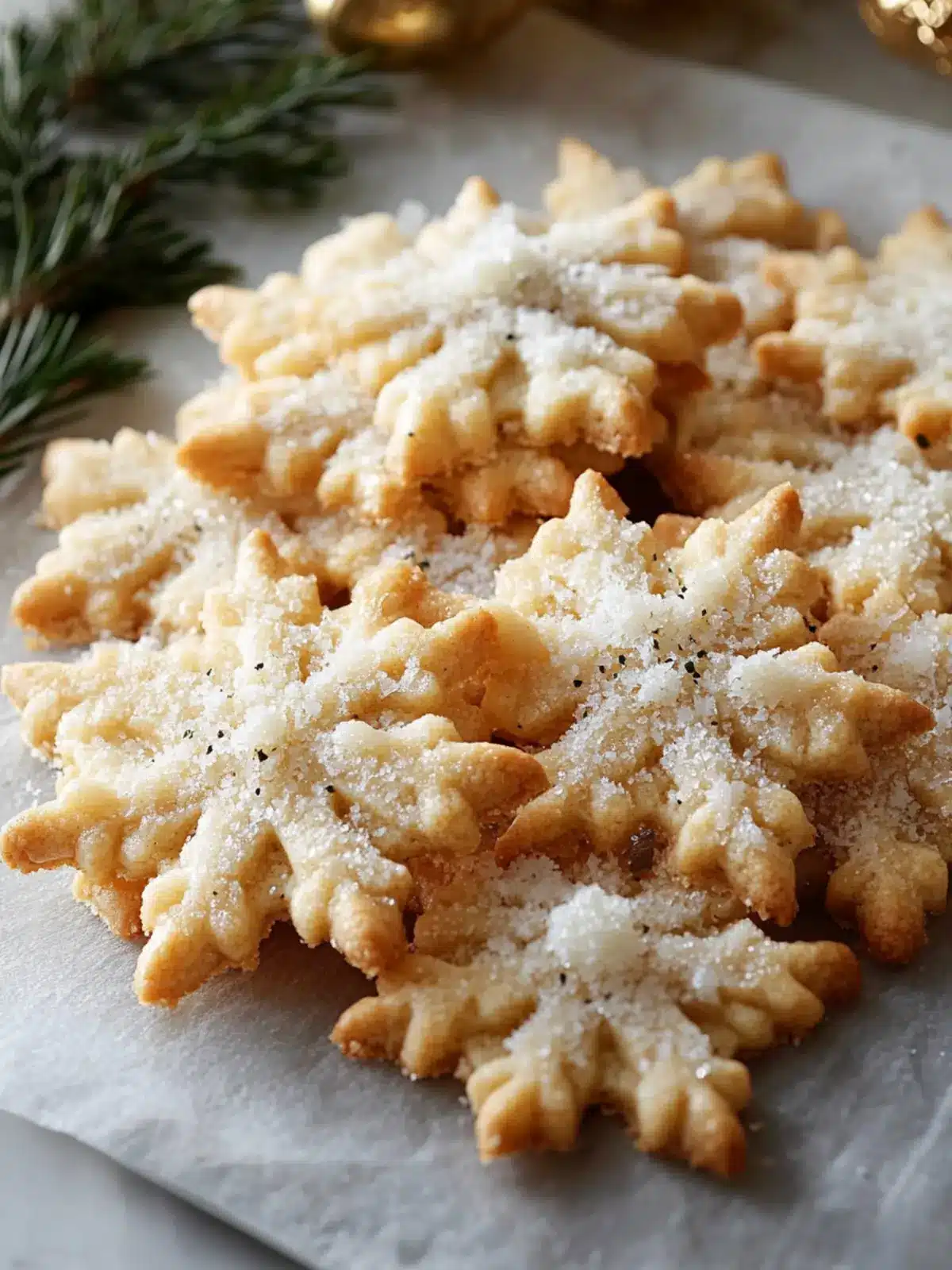 Savory Parmesan Snowflake Cookies You ll Crave at Every Holiday 3 Parmesan Snowflake Cookies