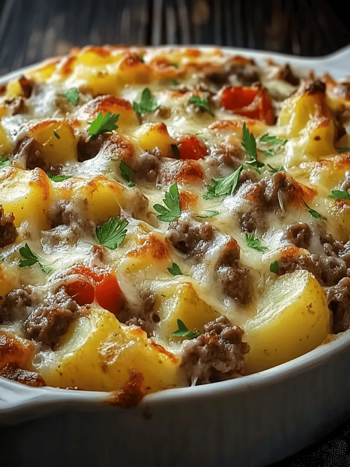 Crockpot Cheesesteak Potato Casserole: Comfort Food Made Easy 3 Crockpot Cheesesteak Potato Casserole