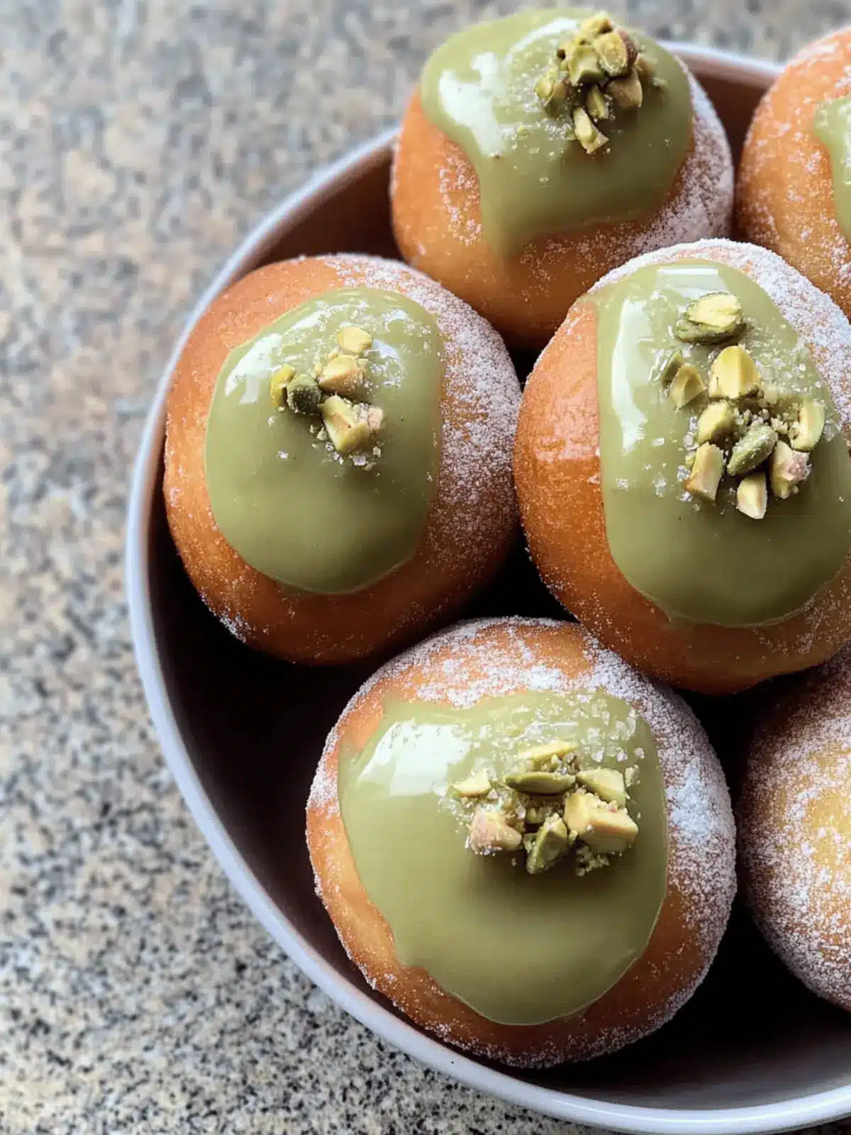 Fluffy Pistachio Doughnuts That Will Wow Your Taste Buds 3 Pistachio Doughnuts