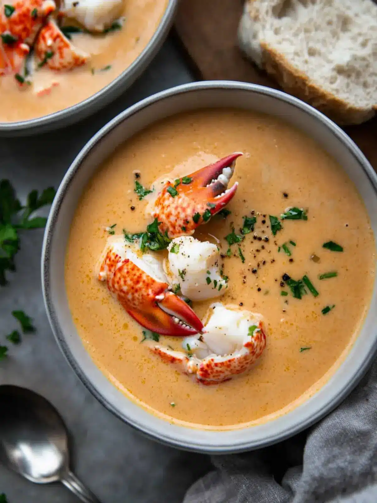Savor Quality Lobster Bisque: A Cozy Homemade Delight 2 Quality Lobster Bisque