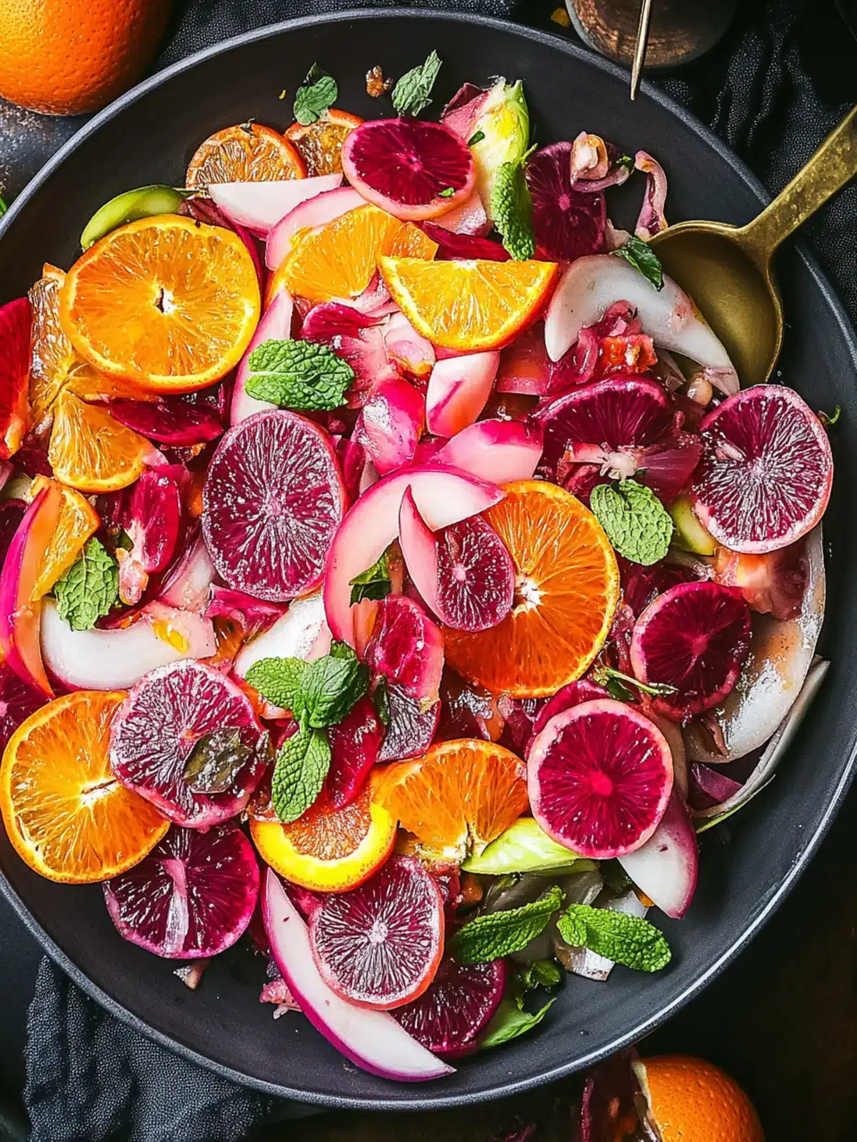 Brighten Your Day with Blood Orange and Endive Salad Delight 2 Blood Orange and Endive Salad with Pickled Red Onions