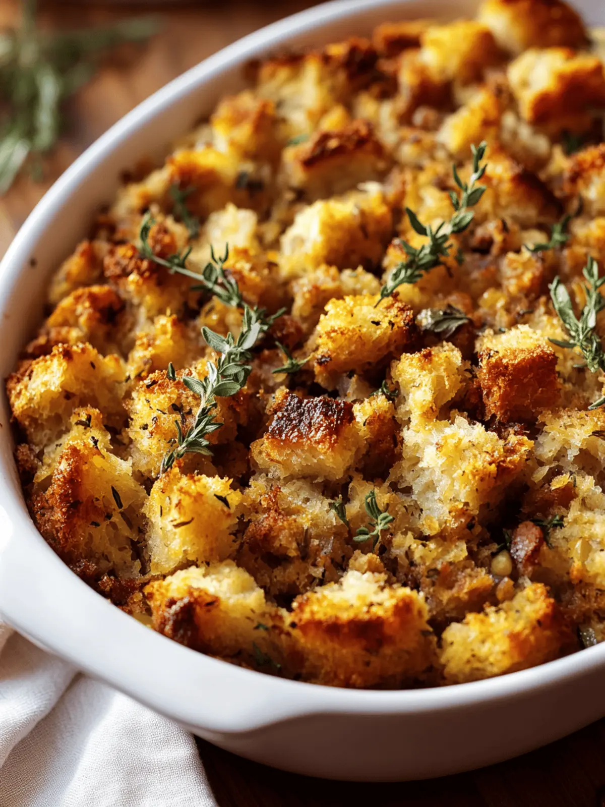 Savory Homemade Stuffing Recipe for Comforting Gatherings 4 Homemade Stuffing