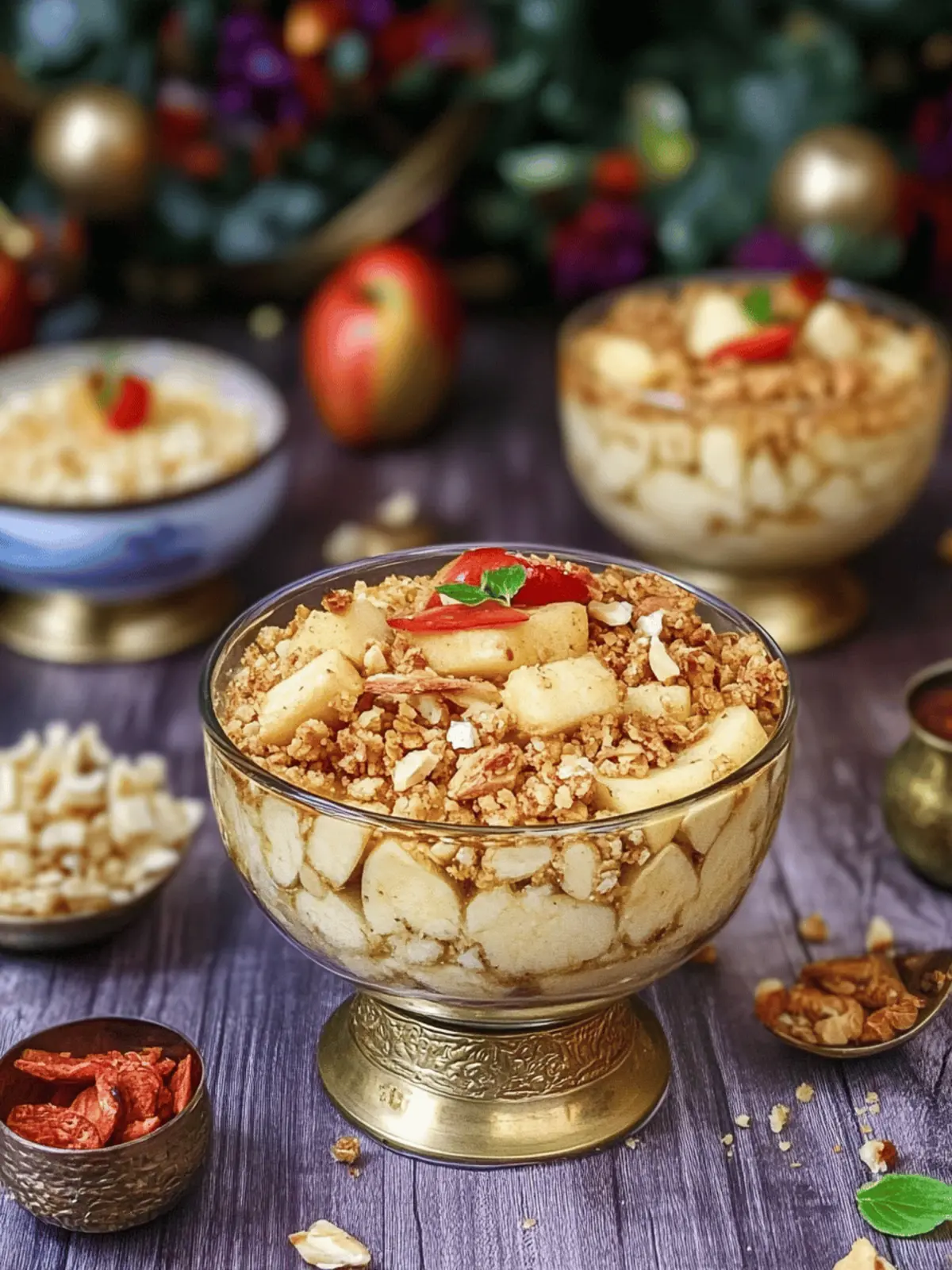 Apple Crisp Baked Gur Sandesh: Fall's Cozy Fusion Delight 2 Apple Crisp Baked Gur Sandesh