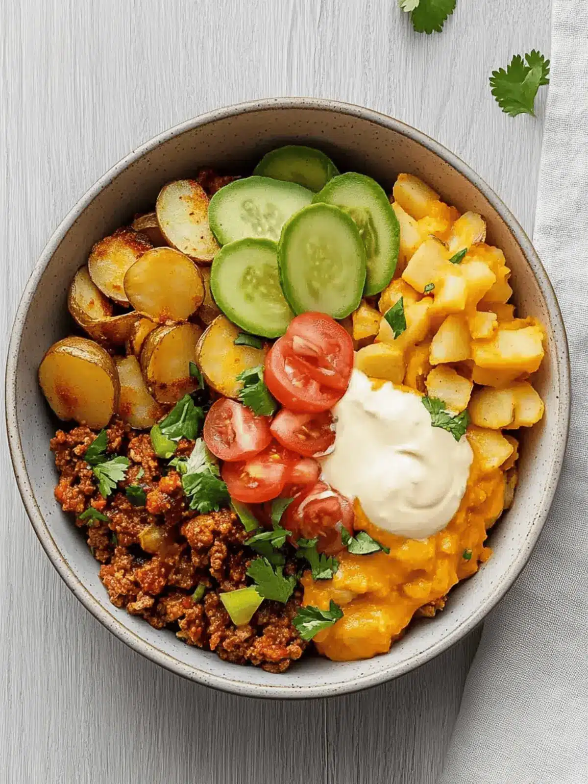Loaded Fiesta Potato Bowls: Customize Your Fun Family Feast 4 Loaded Fiesta Potato Bowls: Customize Your Fun Family Feast