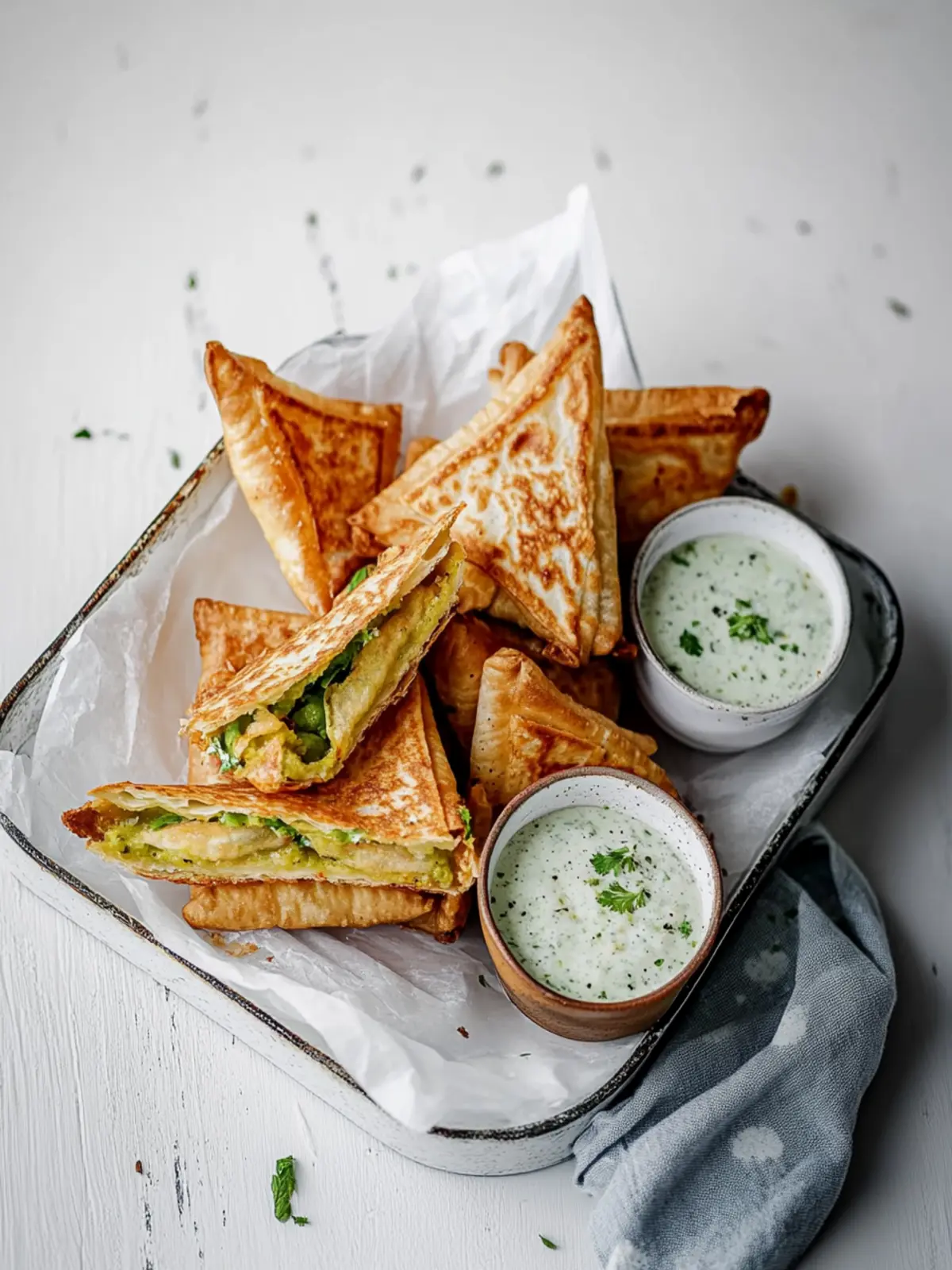 Samosa Jaffle Magic: Crispy Splendor in Every Bite 2 Samosa Jaffle