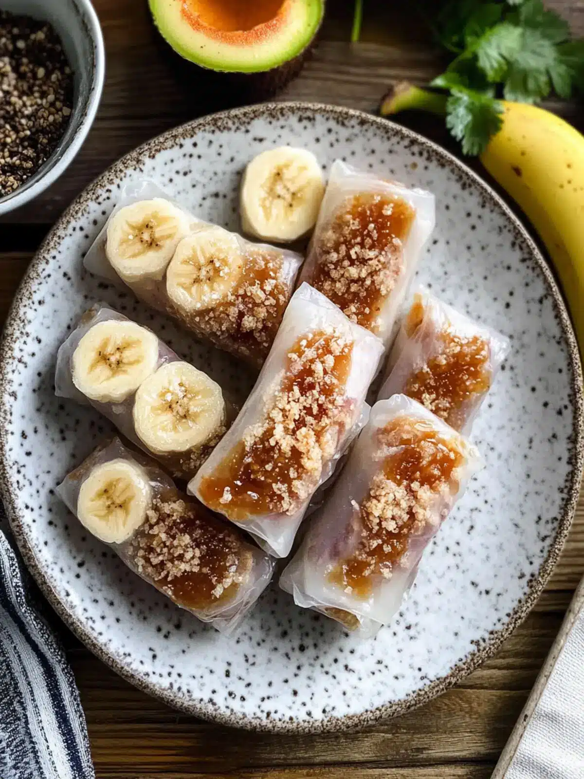 Crispy Caramelized Banana Rice Paper Rolls You ll Adore 4 Caramelized Banana Crispy Rice Paper Rolls