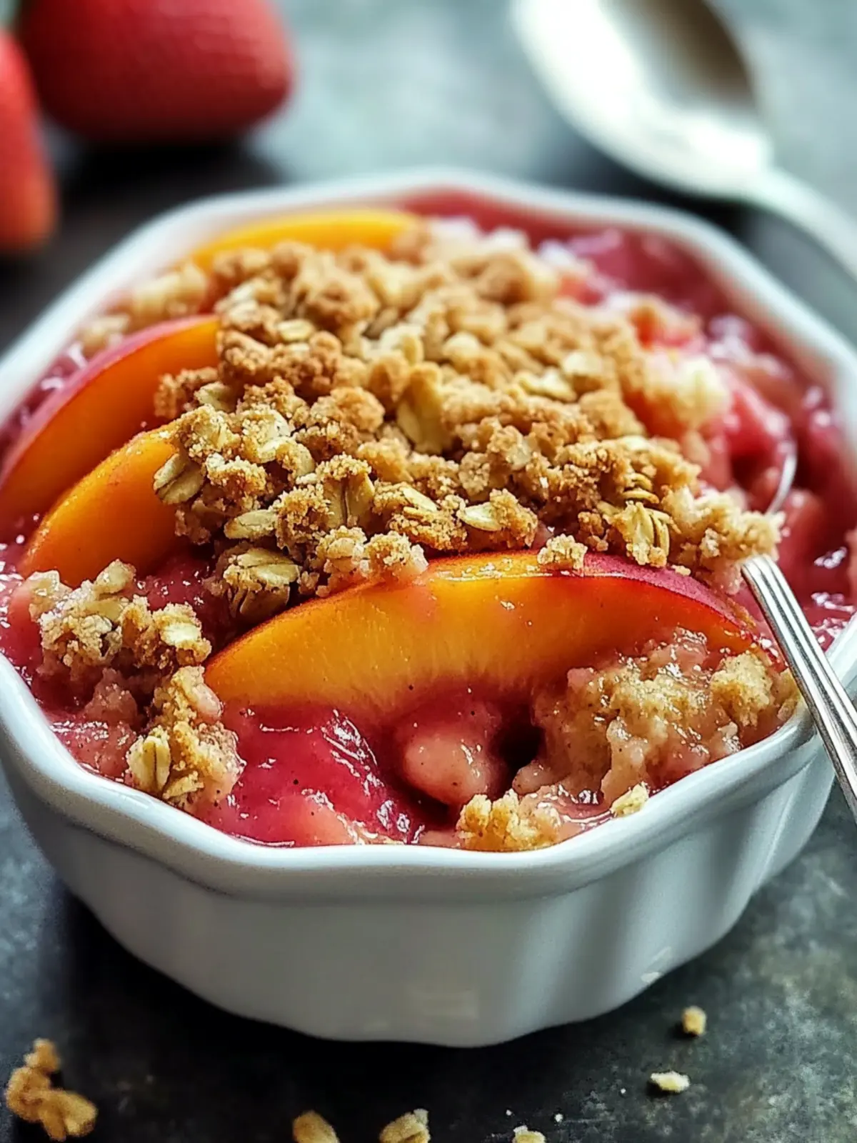 Delicious Strawberry Peach Crisp: A Sweet Summer Treat 2 Strawberry Peach Crisp