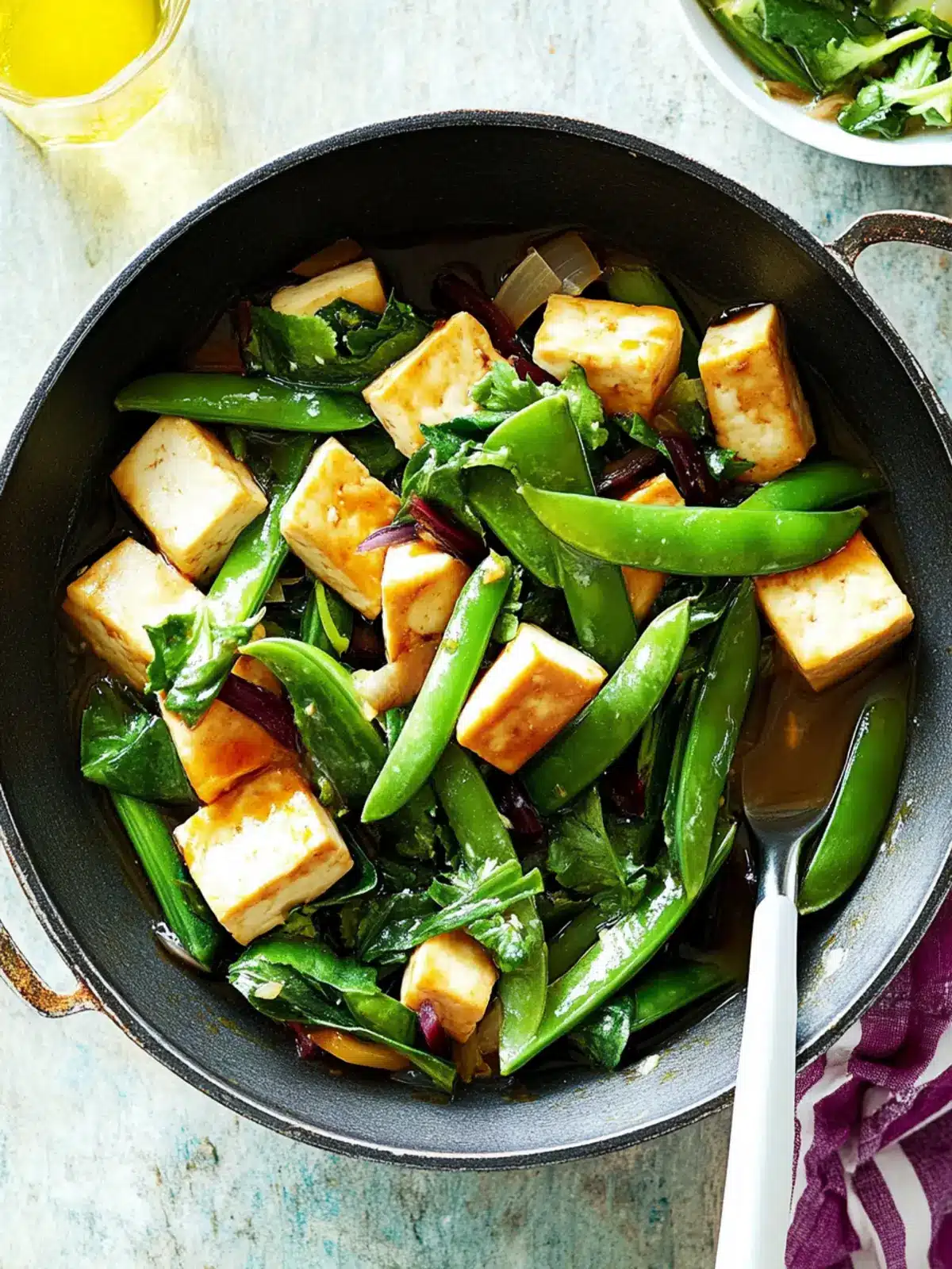 Savory Tofu and Sugar Snap Pea Stir-Fry for Busy Nights 2 Tofu and sugar snap pea stir-fry