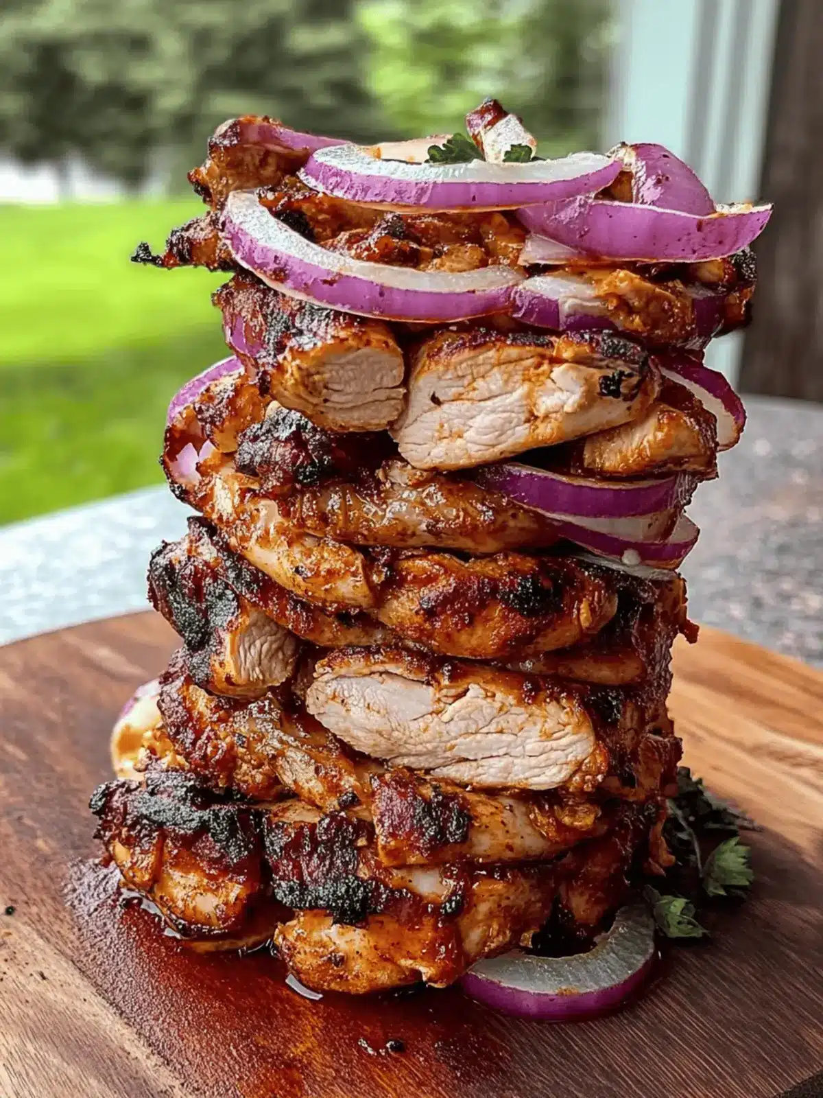 Oven-Baked Easy Chicken Shawarma Tower for Flavor Lovers 3 Easy Chicken Shawarma Tower Baked in the Oven
