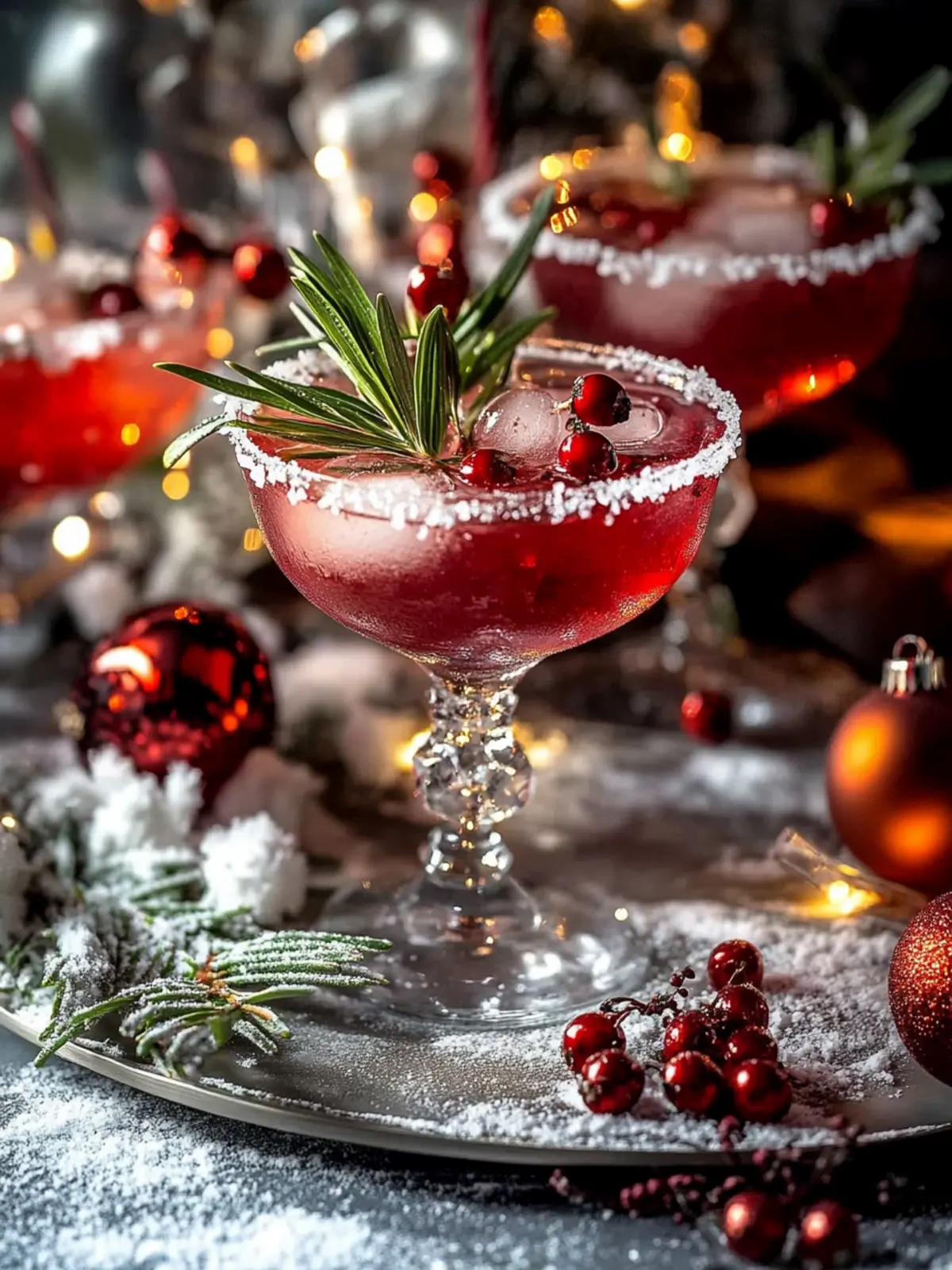 Sparkling Mistletoe Cosmo: A Festive Cocktail Delight 4 Sparkling Mistletoe Cosmo
