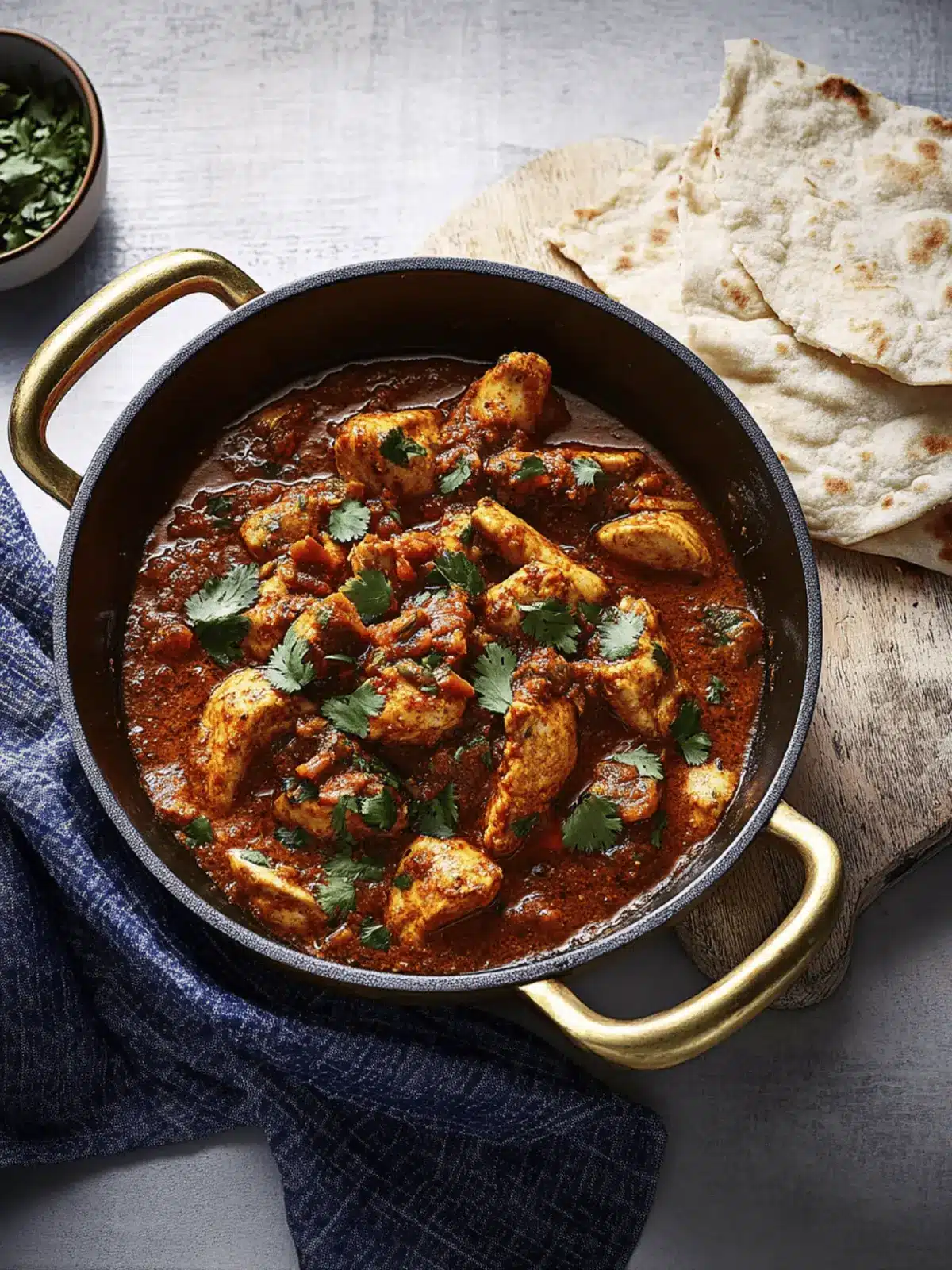 Savory Chicken Bhuna: A Cozy Delight for Weeknight Dinners 4 Chicken bhuna