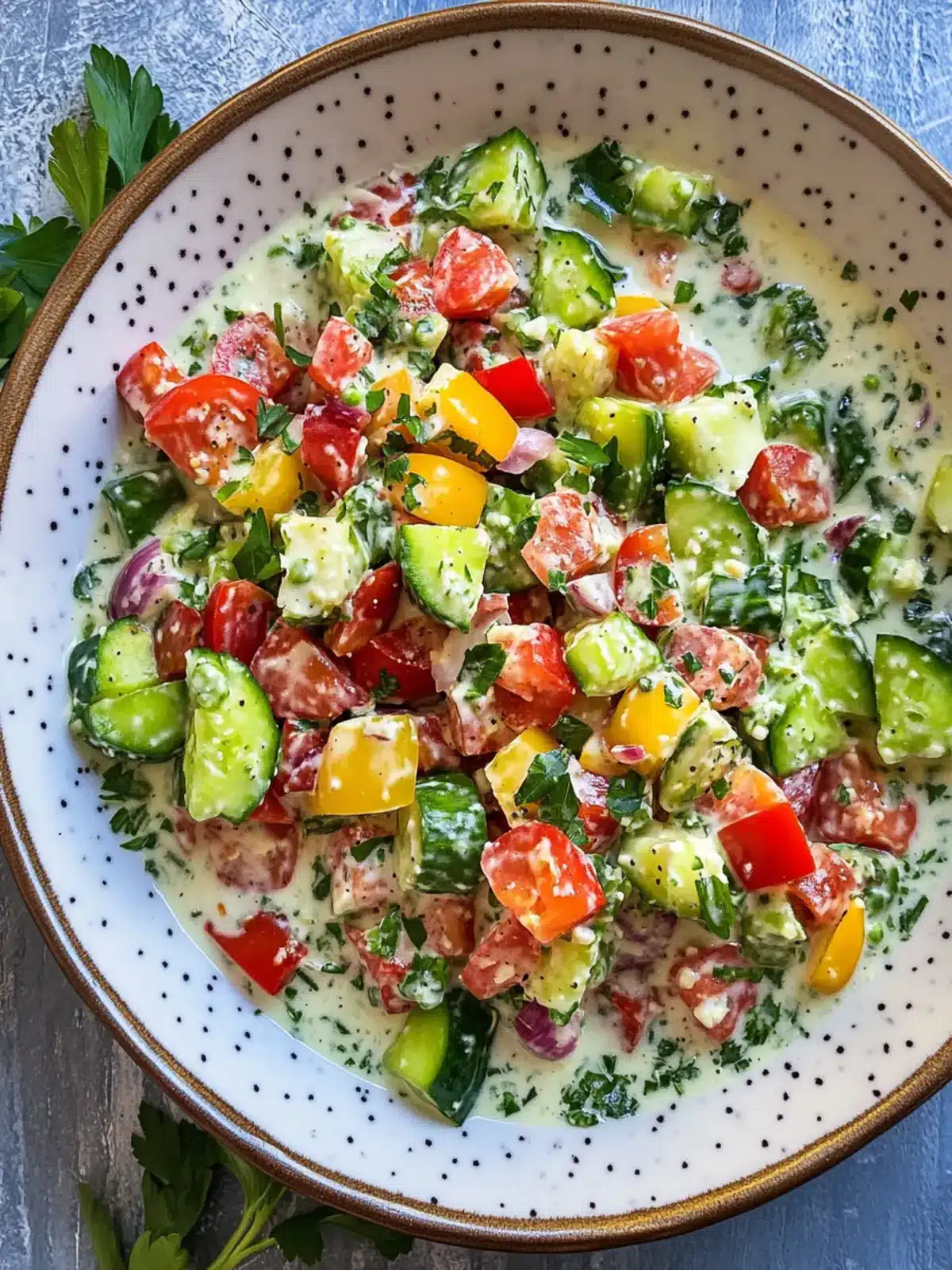 Fresh Tahini Salad: A Zesty Twist on Classic Flavor 2 Tahini Salad
