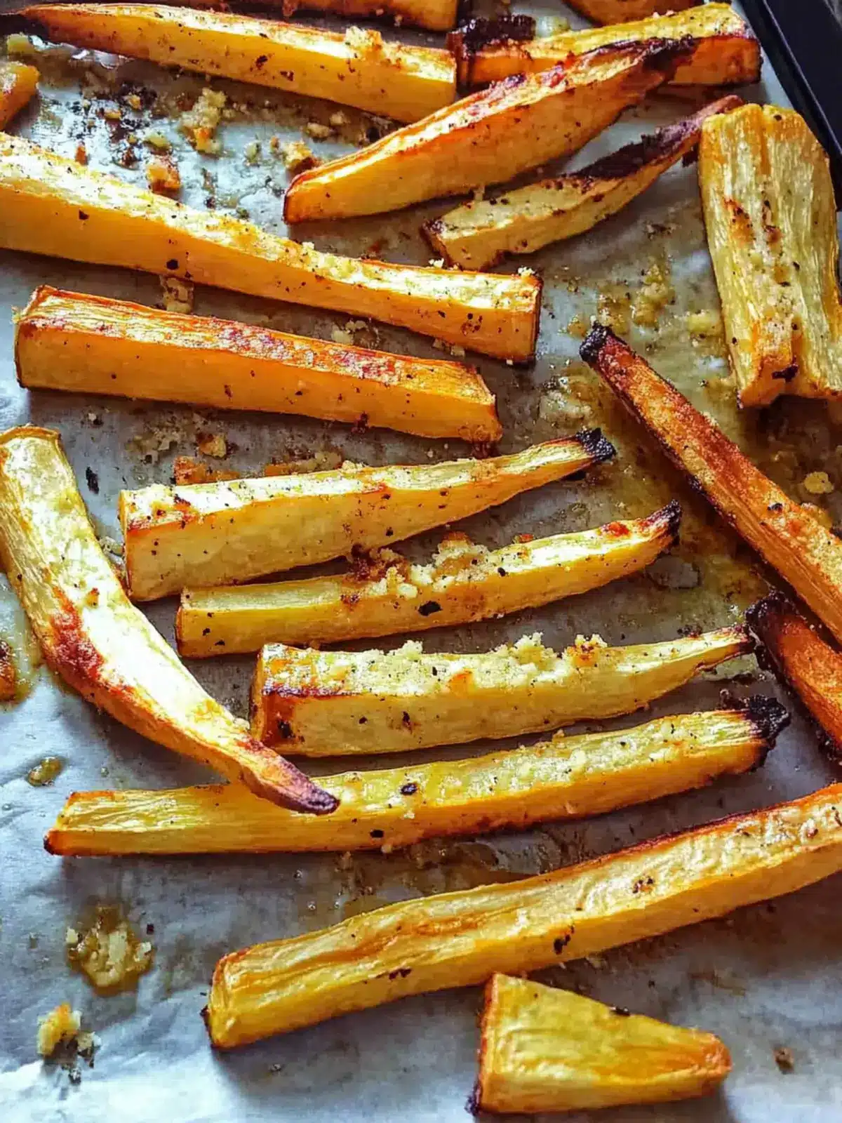 Garlic Crispy Roasted Parsnip Fries You ll Crave Daily 3 Garlic Crispy Roasted Parsnip Fries