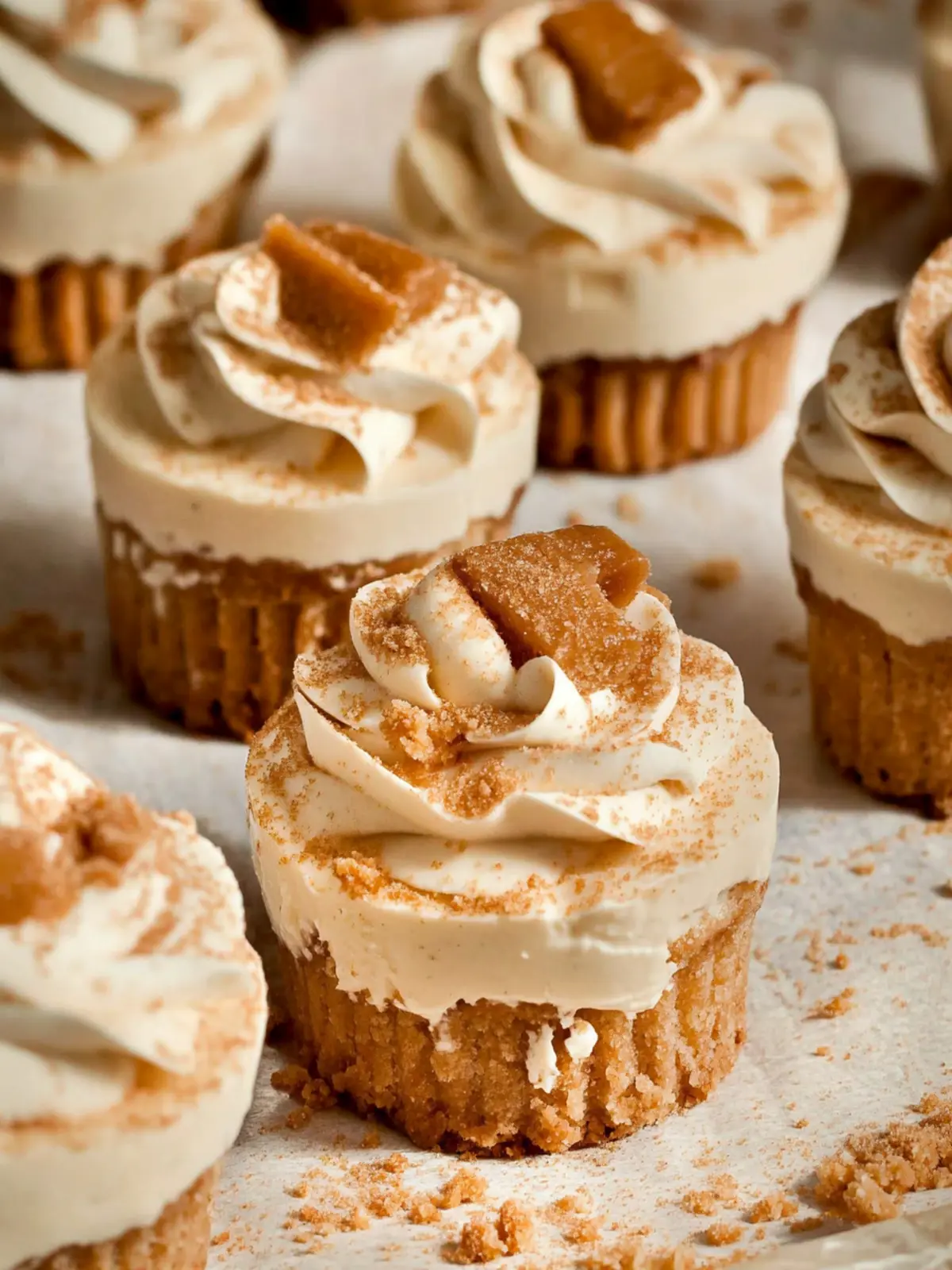 Irresistible No-Bake Mini Biscoff Cheesecakes for Everyone 4 No-Bake Mini Biscoff Cheesecakes