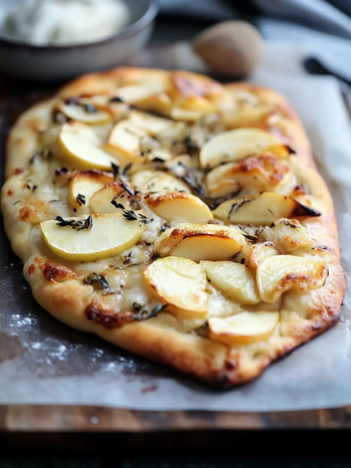 Delectable Brie and Apple Flatbread for Effortless Entertaining 4 Brie and Apple Flatbread