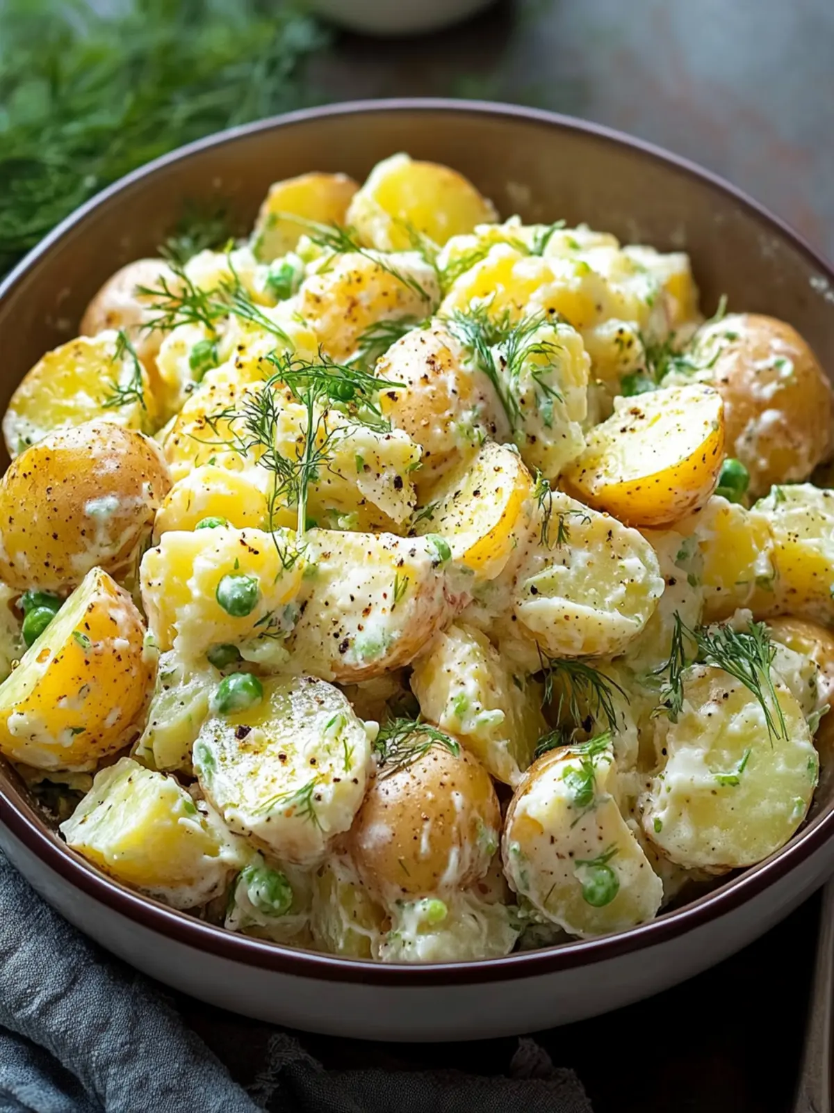 Irresistible Warm Potato Salad with Greek Yogurt Twist 3 Warm Potato Salad