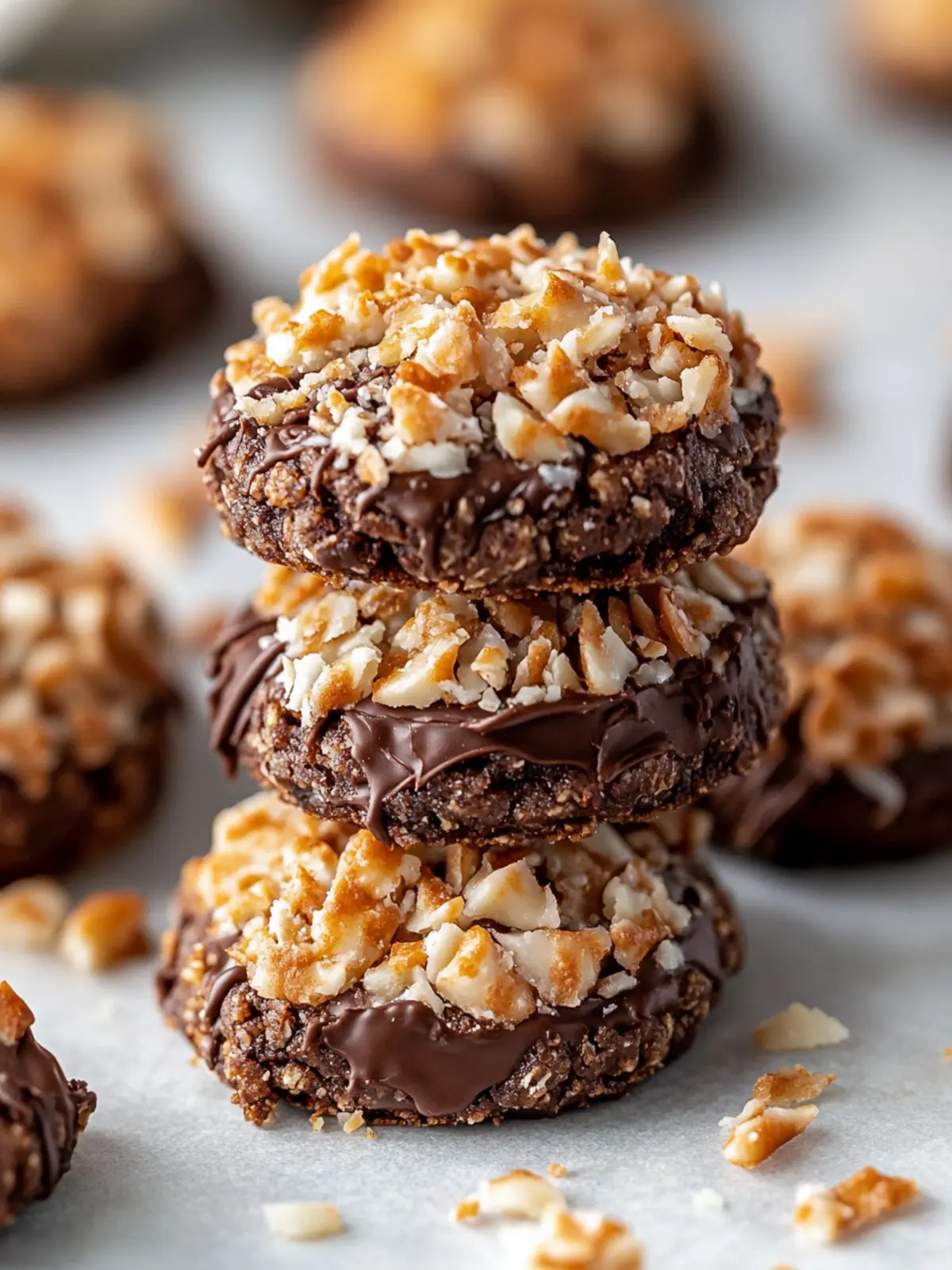 No-Bake Samoa Cookies: The Easiest Indulgence You'll Love 3 No-Bake Samoa Cookies