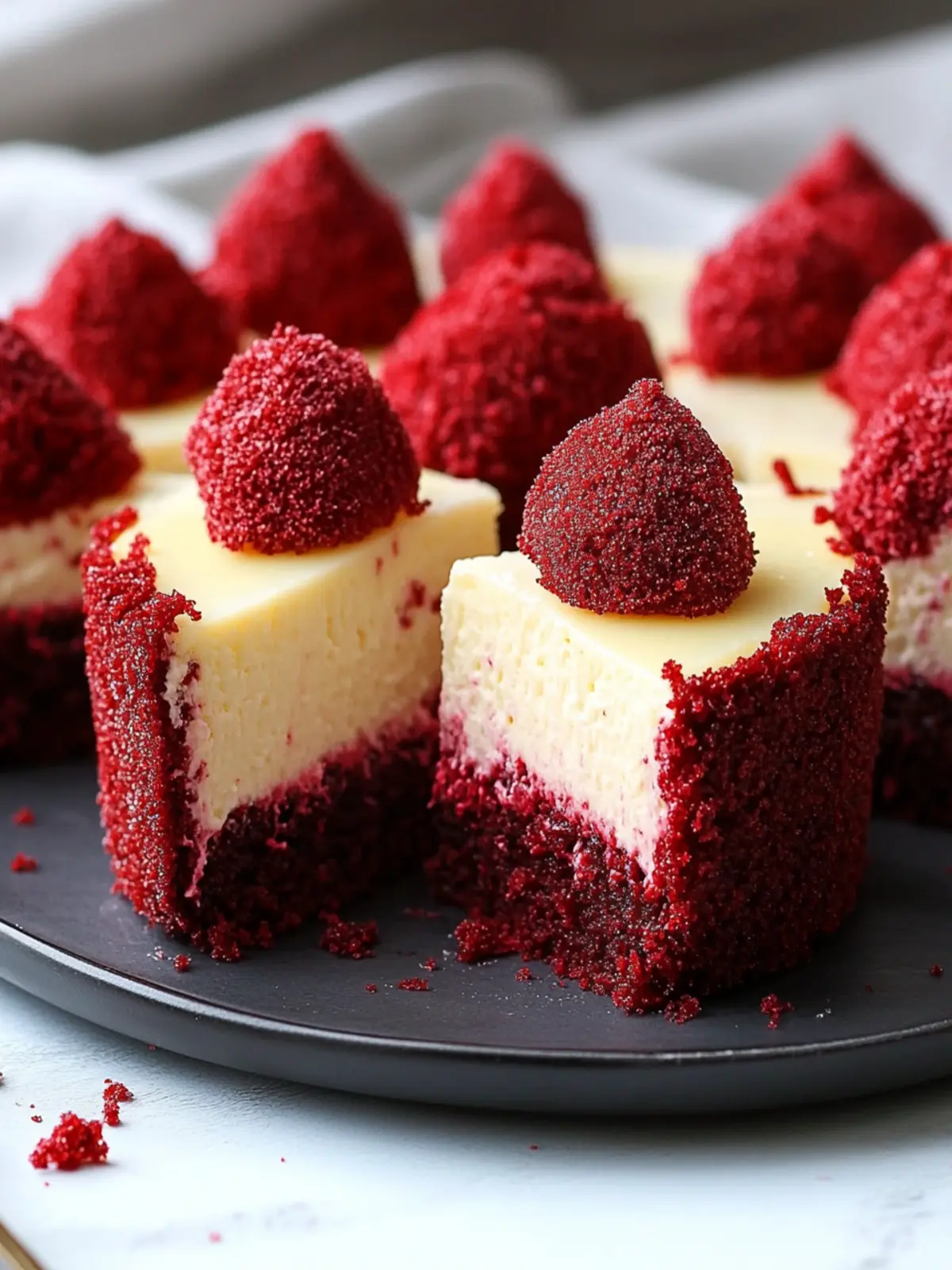 Irresistible Red Velvet Cheesecake Bites You Can t Resist 4 Red Velvet Cheesecake