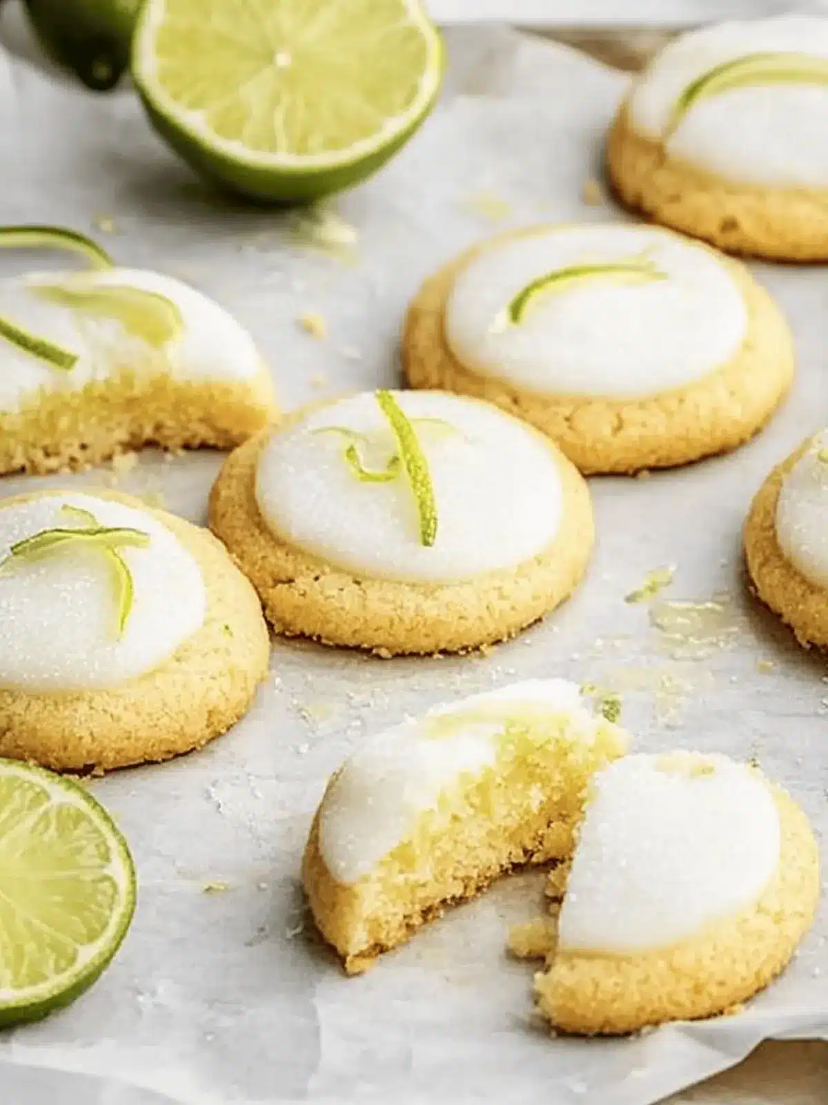 Lime Sugar Cookies: Zesty Chewy Delights Everyone Will Love 4 LIME SUGAR COOKIES