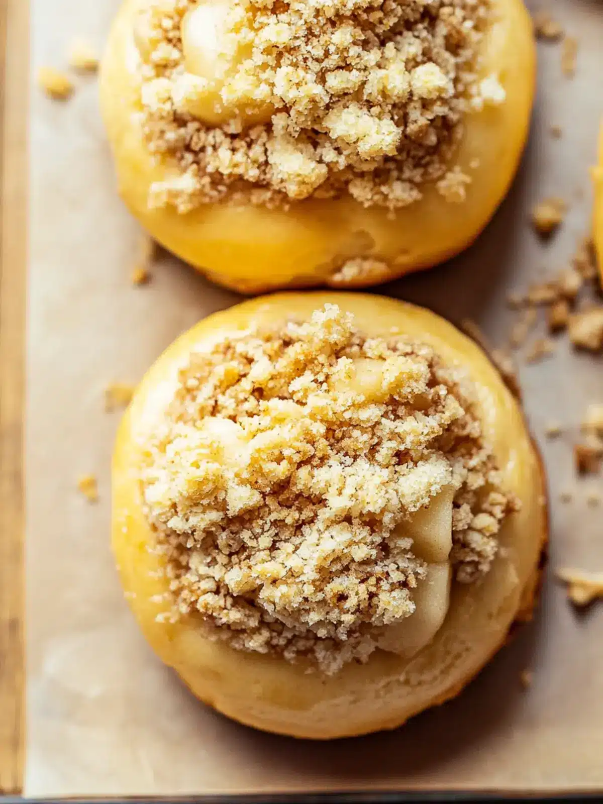Delicious Apple Brioche Buns with Crumble You ll Love 3 Apple Brioche Buns with Crumble