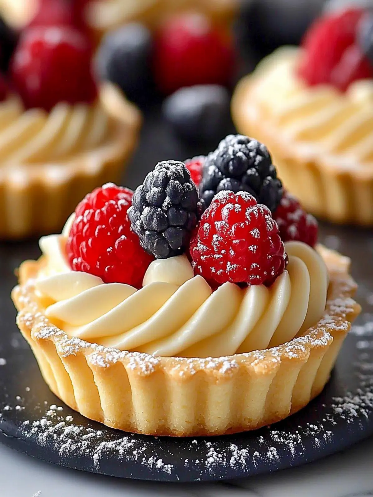 Delight Your Guests with Elegant White Chocolate Mousse Tartlets 3 Elegant White Chocolate Mousse Tartlets