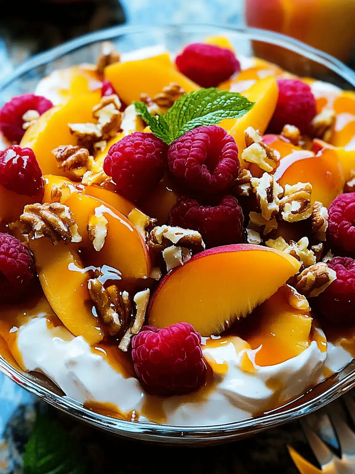 Millionaire Peach Salad: A Creamy No-Bake Delight 4 Millionaire Peach Salad