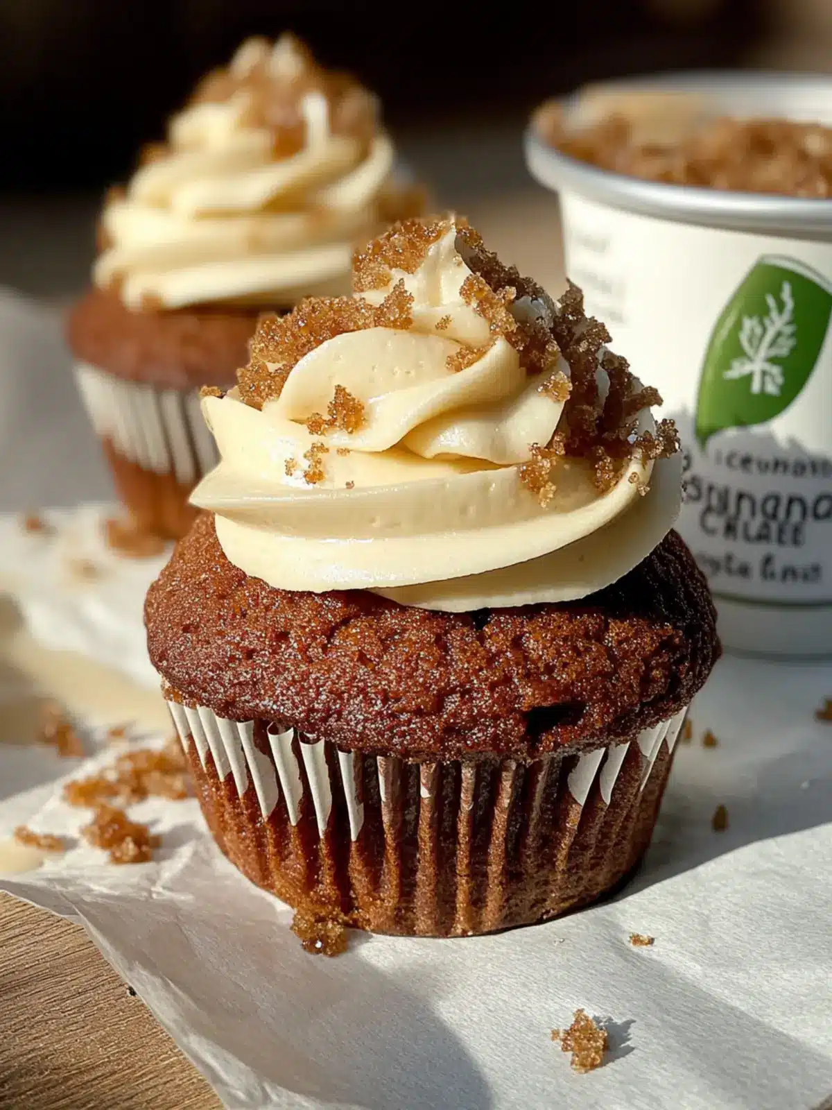 Gingerbread Caramel Latte Cupcakes for Cozy Moments at Home 4 Gingerbread Caramel Latte Cupcakes
