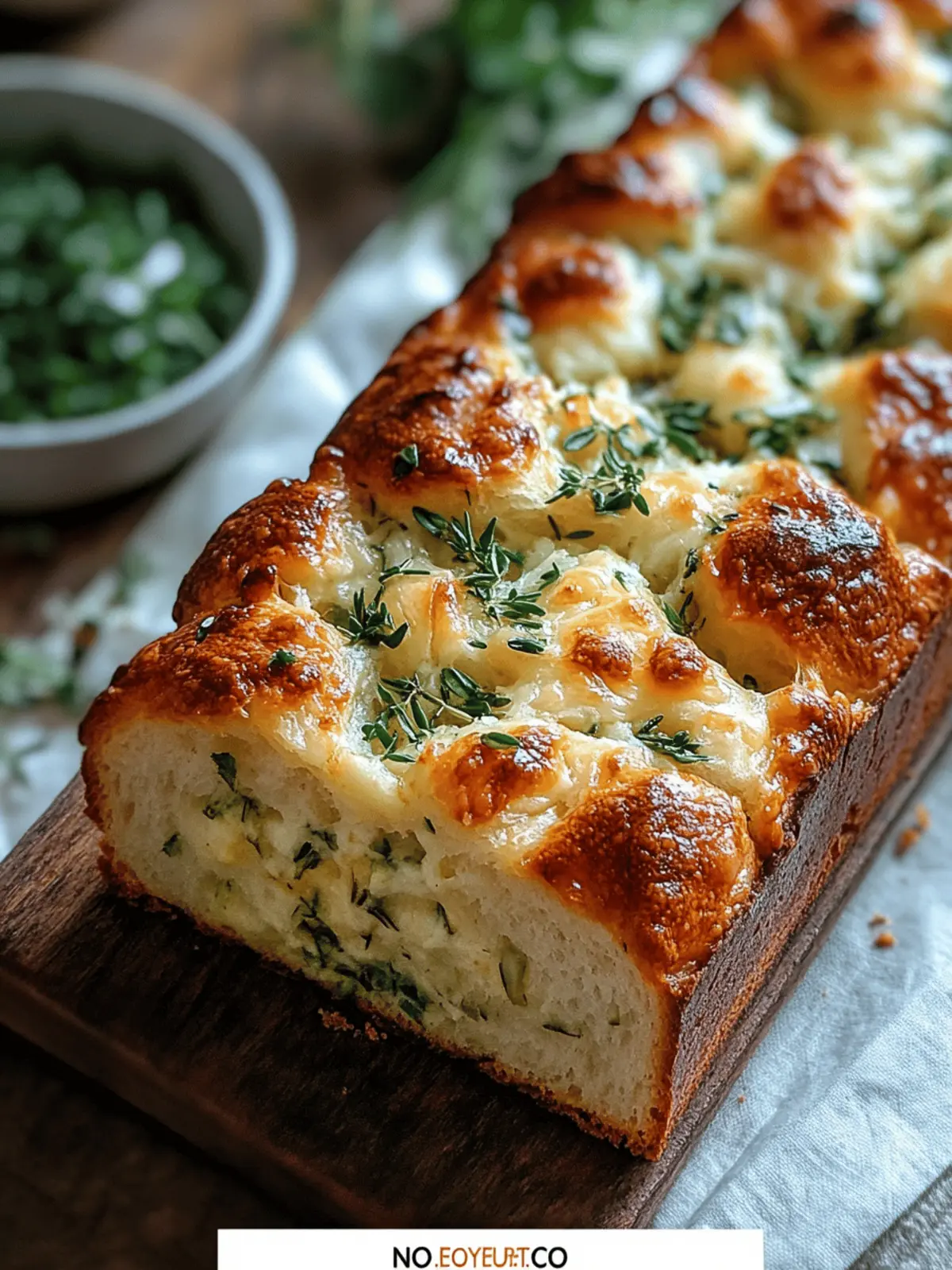Cheese, Herb & Garlic Quick Bread No Yeast for Cozy Days 3 Cheese, Herb & Garlic Quick Bread (No Yeast)