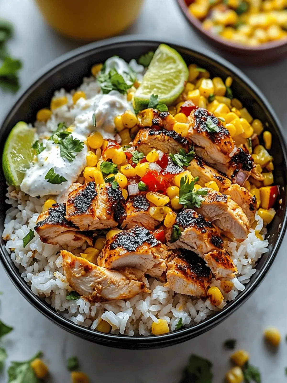 Savor the Flavor with Easy Street Corn Chicken Rice Bowl 4 Easy Street Corn Chicken Rice Bowl