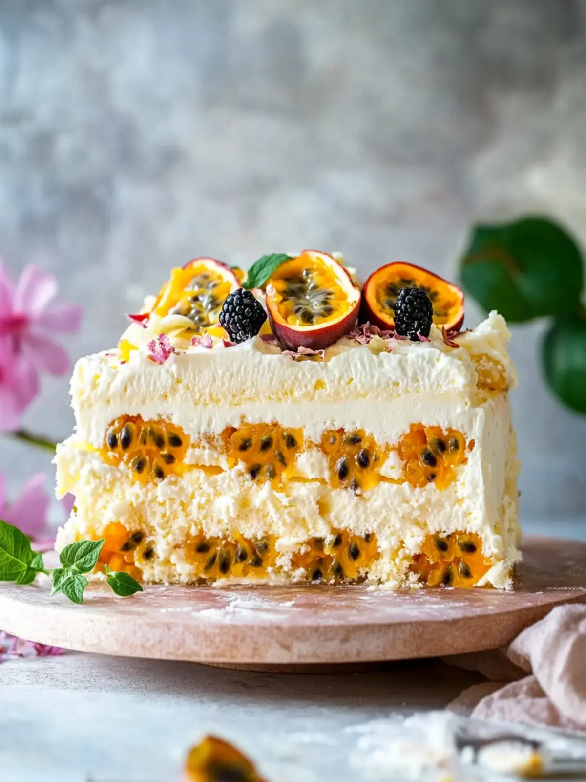 Indulge in Nigella Passionfruit Ice Cream Cake Magic 2 Nigella Passionfruit Ice Cream Cake