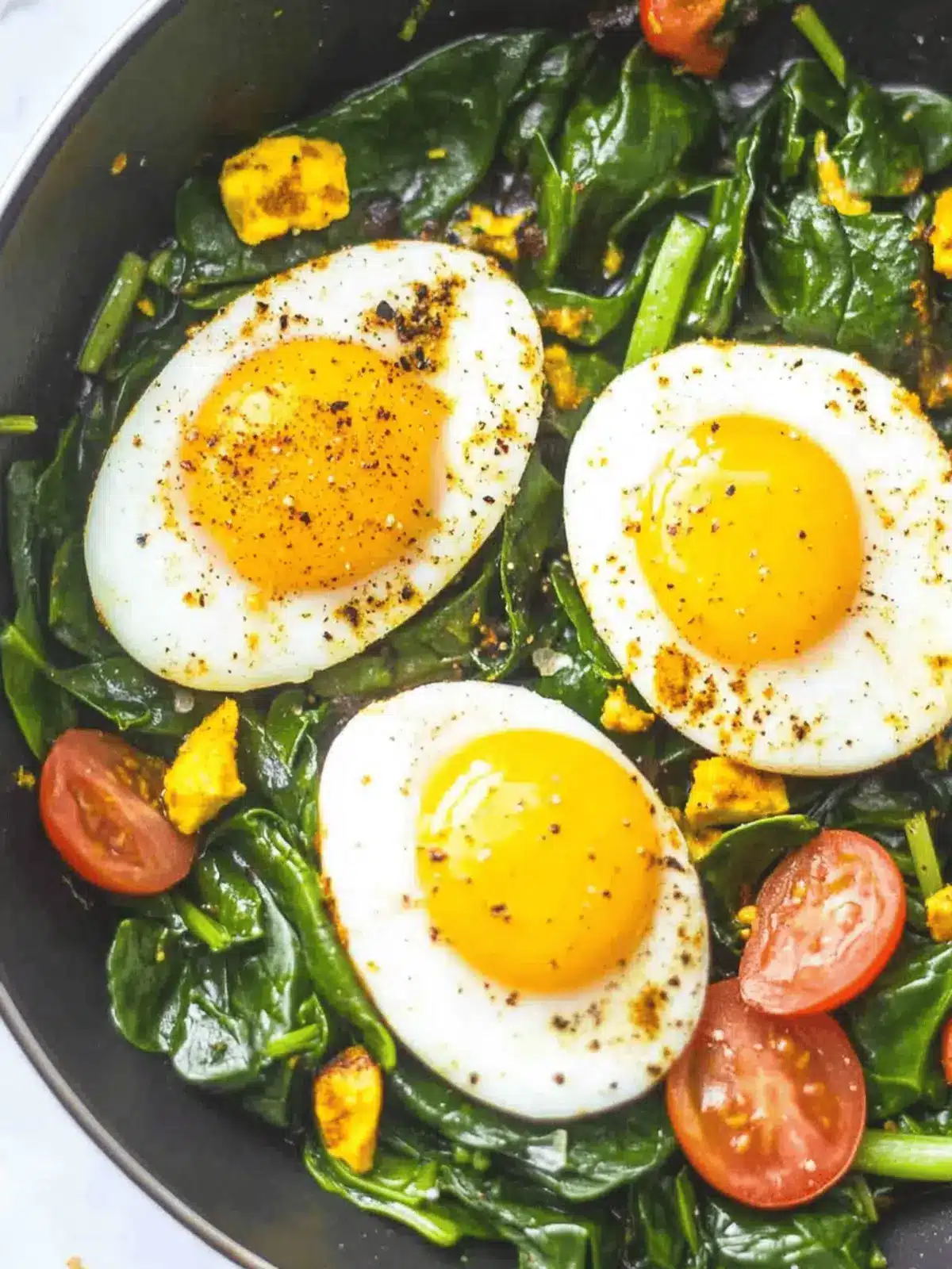 Turmeric Spinach and Eggs: Your Vibrant Healthy Breakfast Fix 4 Turmeric Spinach and Eggs