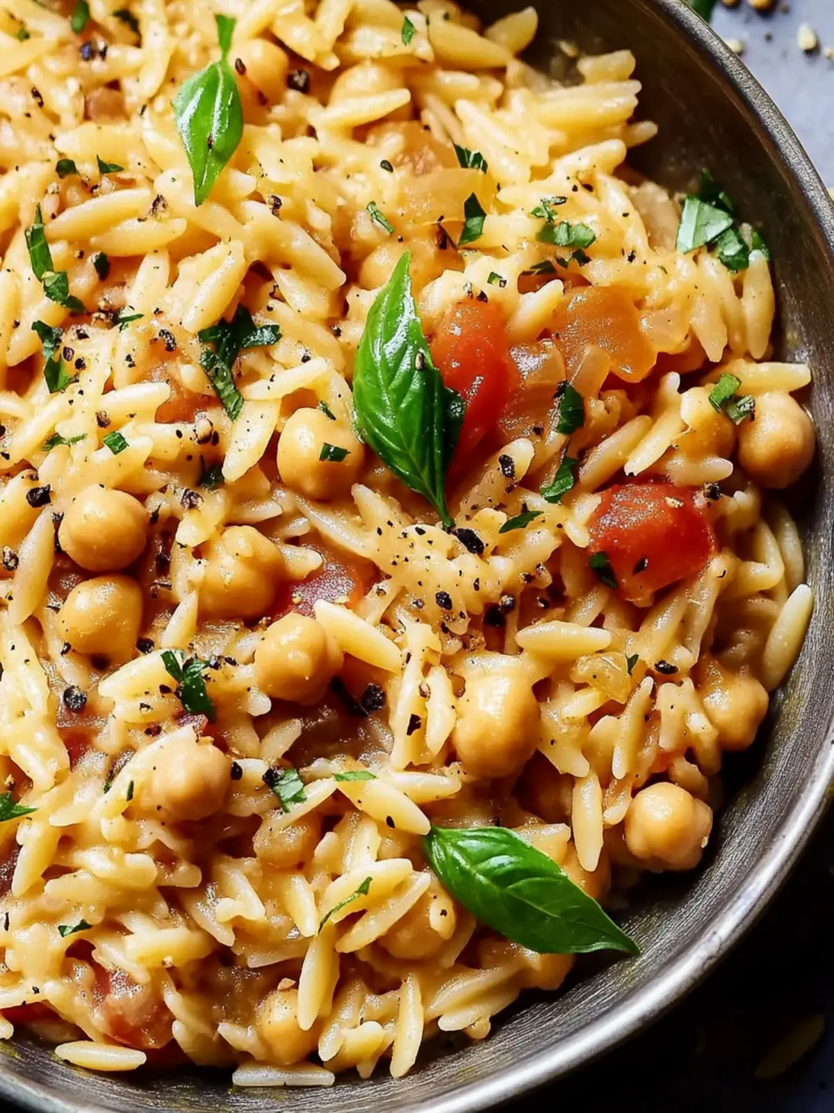 Easy One Pot Chickpea Orzo Recipe for Ultimate Comfort Food 3 One Pot Chickpea Orzo Recipe