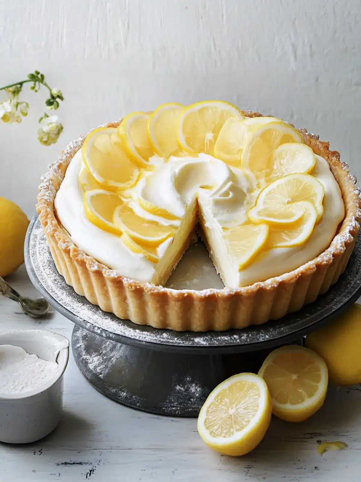Irresistible Lemon Tart with Preserved Lemon Cream Delight 2 Lemon tart with preserved lemon cream