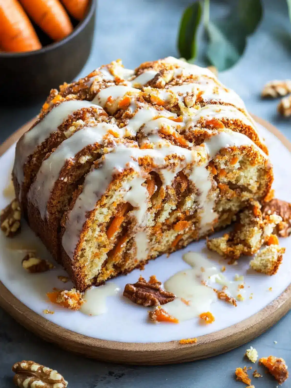 Irresistible Carrot Cake Babka with Cardamom Cream Cheese Drizzle 3 Carrot Cake Babka with Cardamom Cream Cheese Drizzle